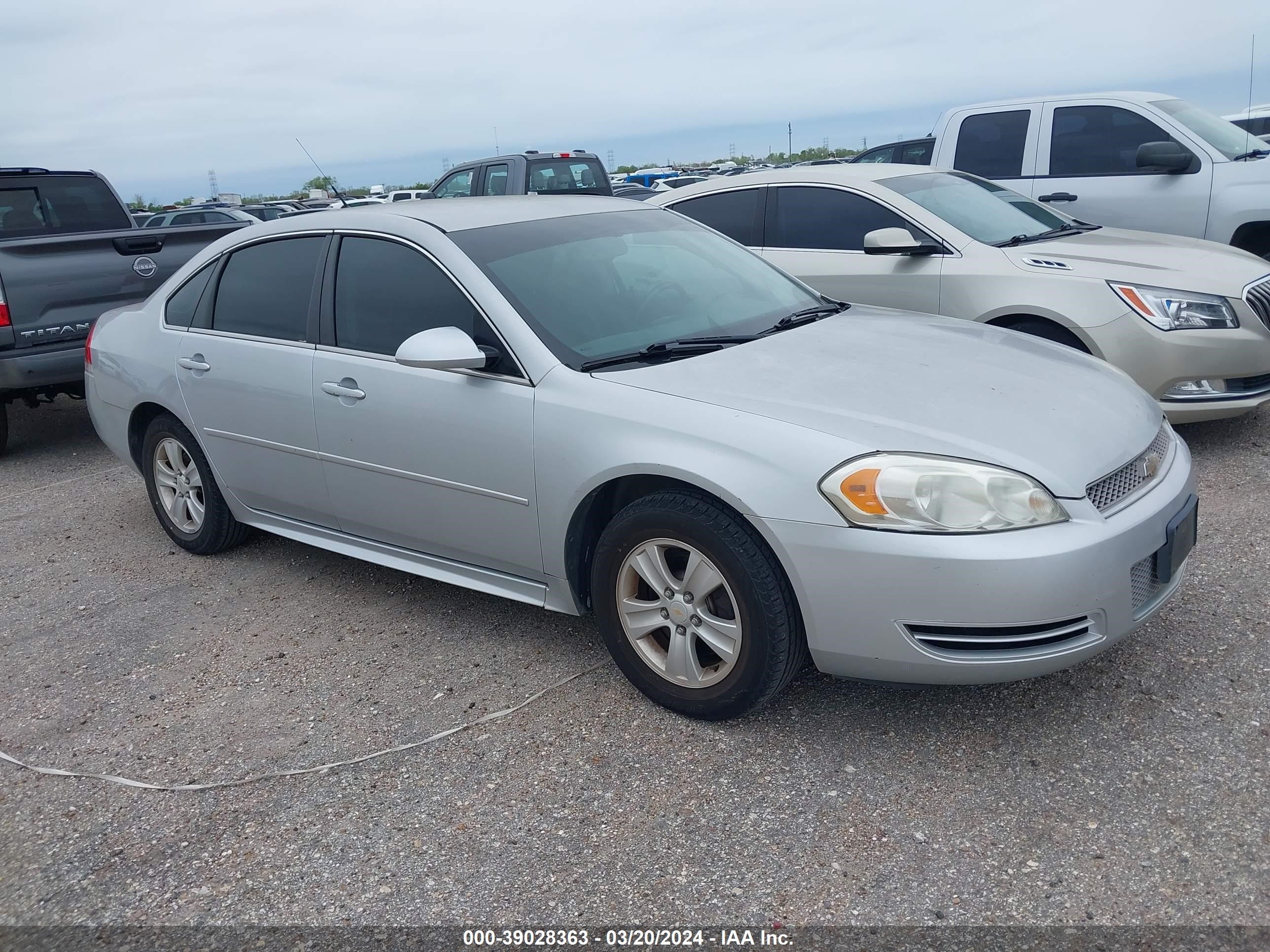 CHEVROLET IMPALA 2012 2g1wf5e37c1156319