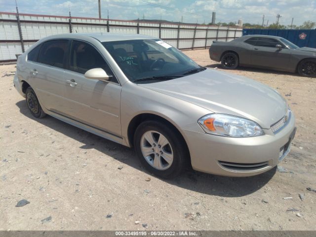 CHEVROLET IMPALA 2012 2g1wf5e37c1193936