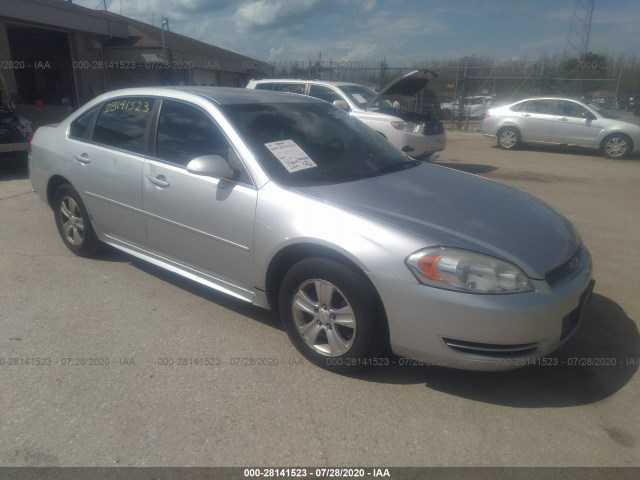 CHEVROLET IMPALA 2013 2g1wf5e37d1264165