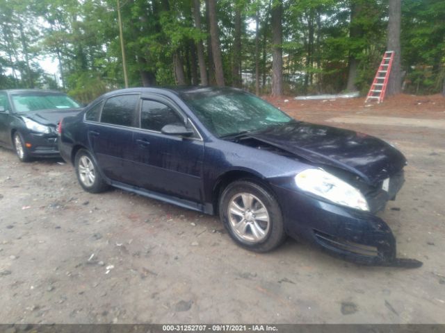 CHEVROLET IMPALA 2012 2g1wf5e38c1240035