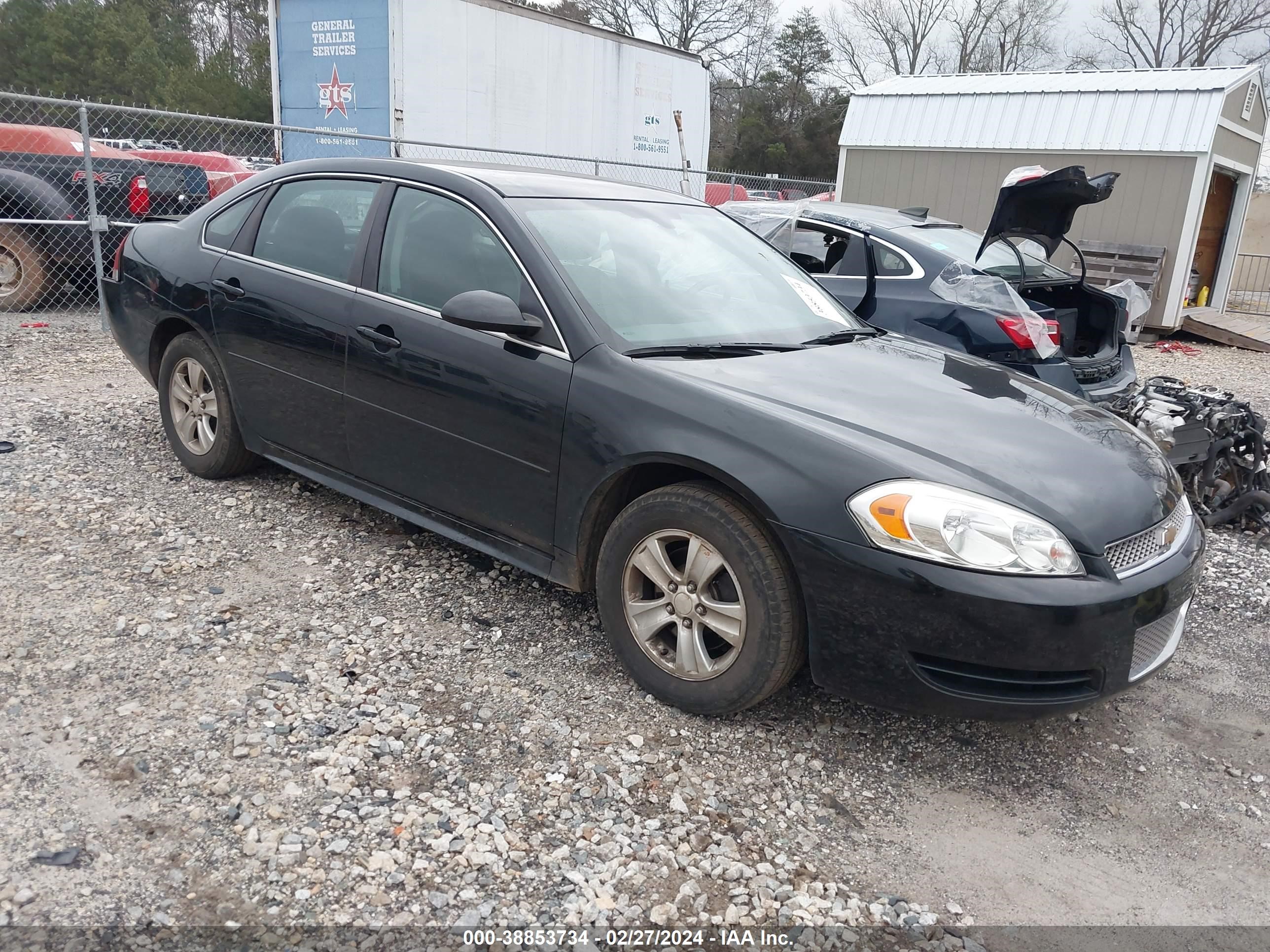 CHEVROLET IMPALA 2012 2g1wf5e39c1115349