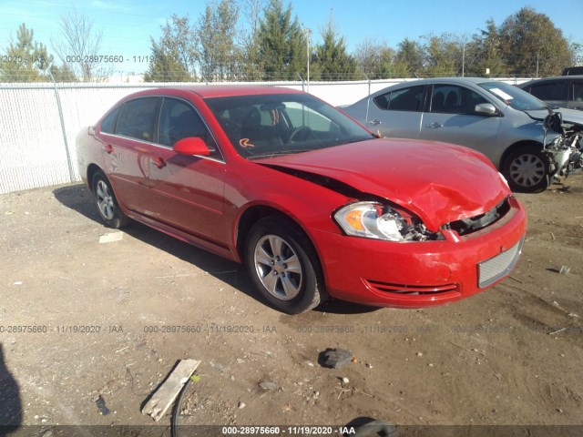 CHEVROLET IMPALA 2012 2g1wf5e39c1162302