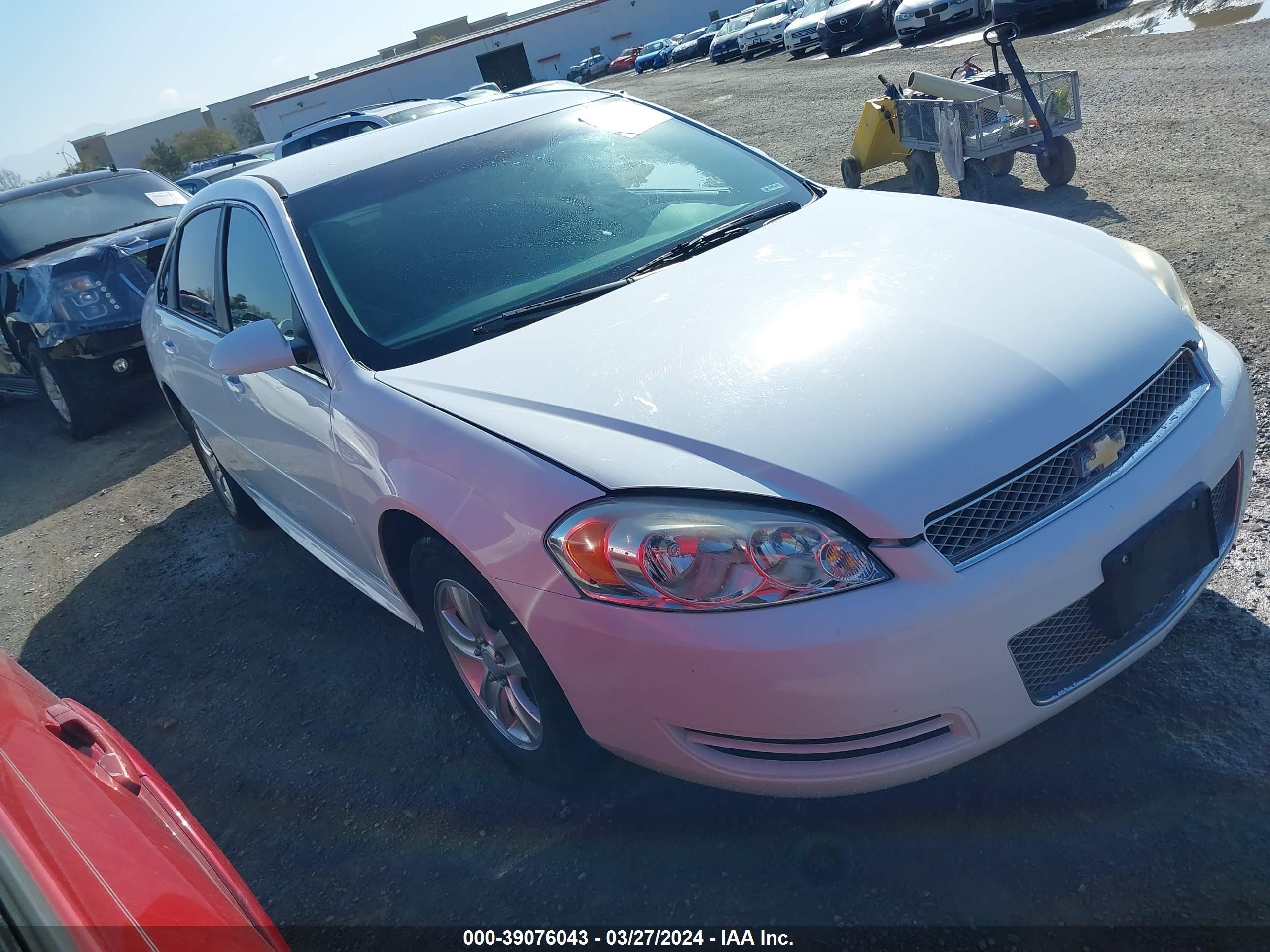 CHEVROLET IMPALA 2012 2g1wf5e39c1169797