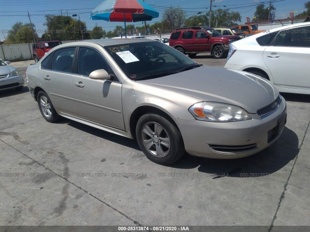 CHEVROLET IMPALA 2012 2g1wf5e3xc1152278