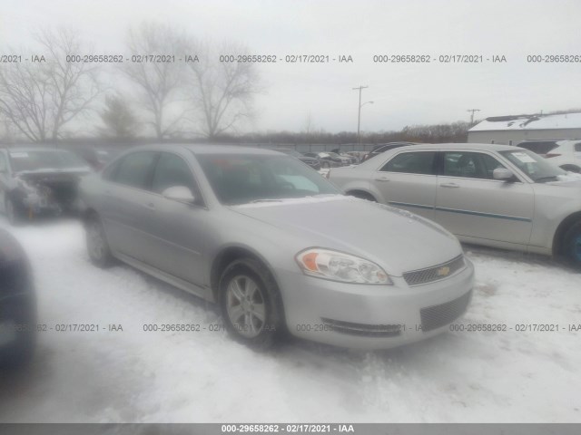 CHEVROLET IMPALA 2012 2g1wf5e3xc1156878