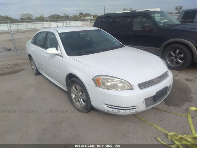 CHEVROLET IMPALA 2012 2g1wf5e3xc1169405