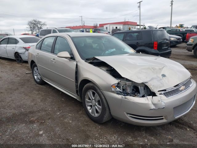 CHEVROLET IMPALA 2012 2g1wf5e3xc1284876