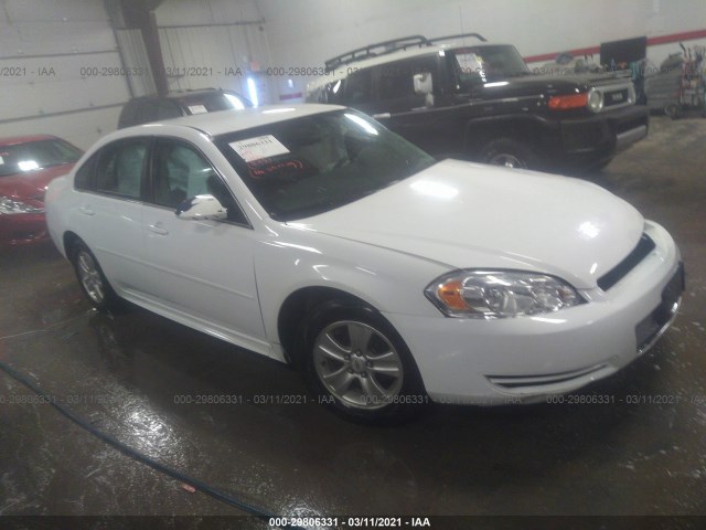 CHEVROLET IMPALA 2012 2g1wf5e3xc1298597