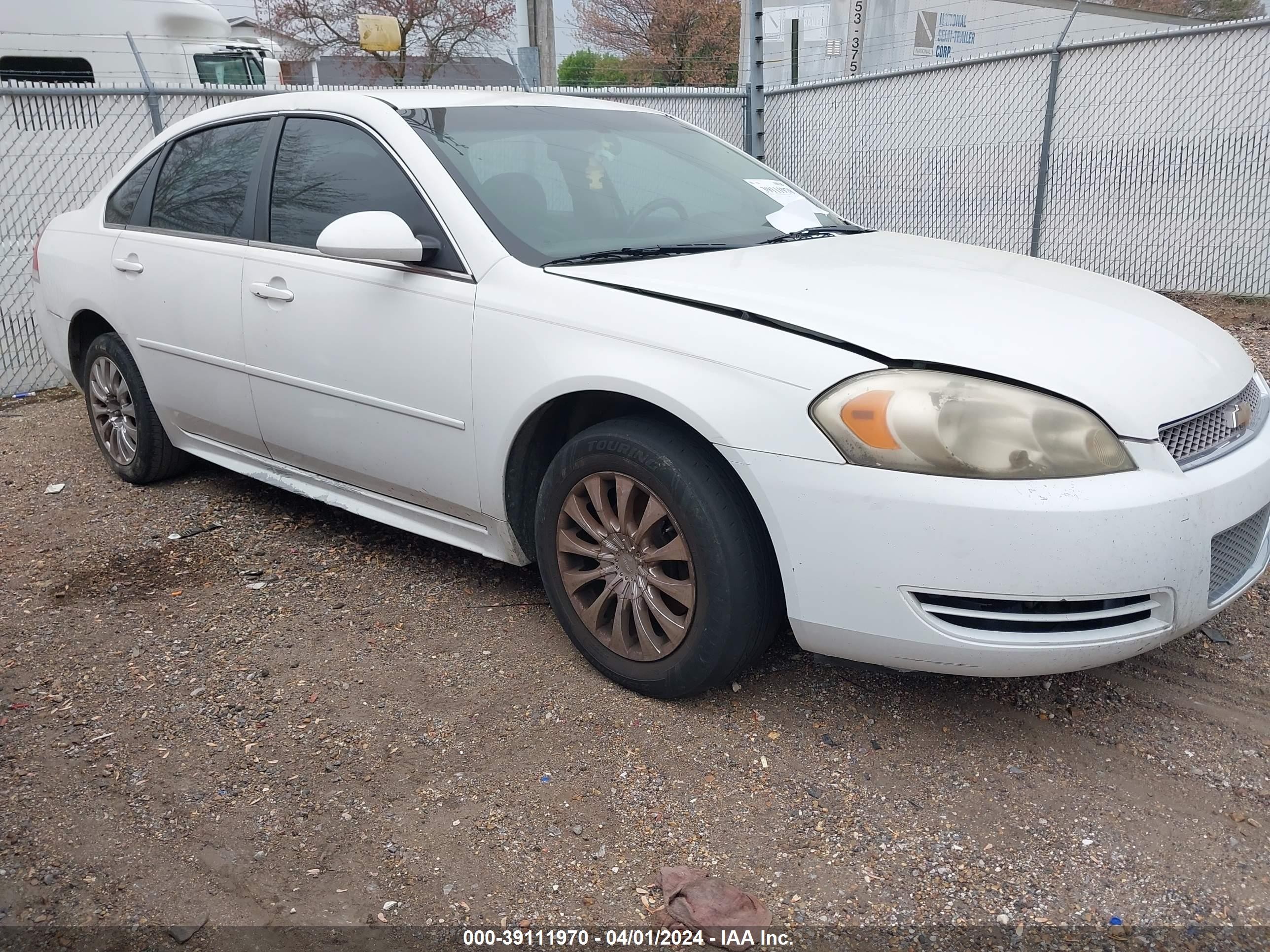 CHEVROLET IMPALA 2013 2g1wf5e3xd1255735