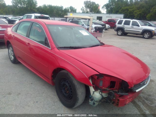 CHEVROLET IMPALA 2011 2g1wf5ek1b1283279