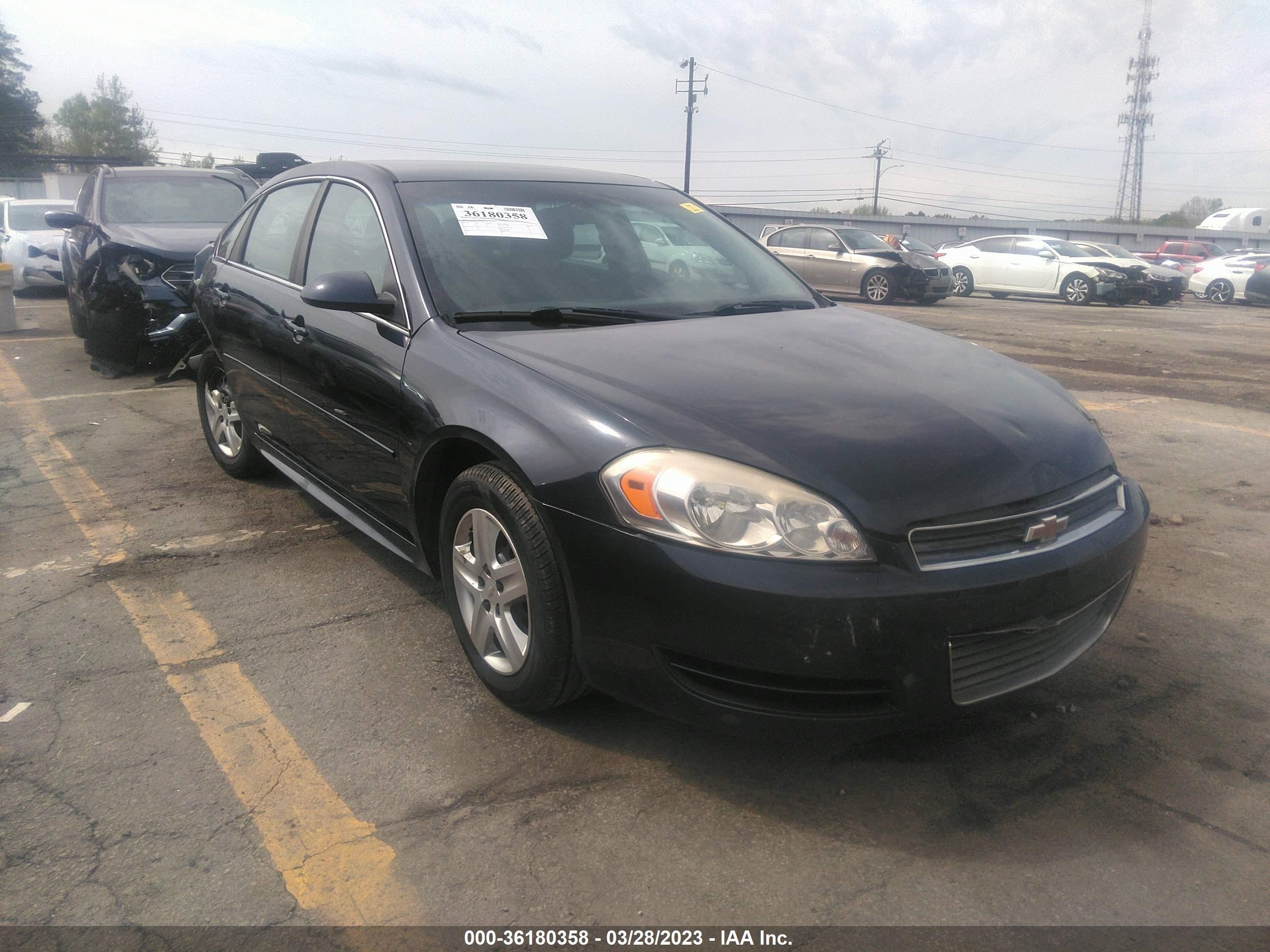 CHEVROLET IMPALA 2011 2g1wf5ek2b1252333