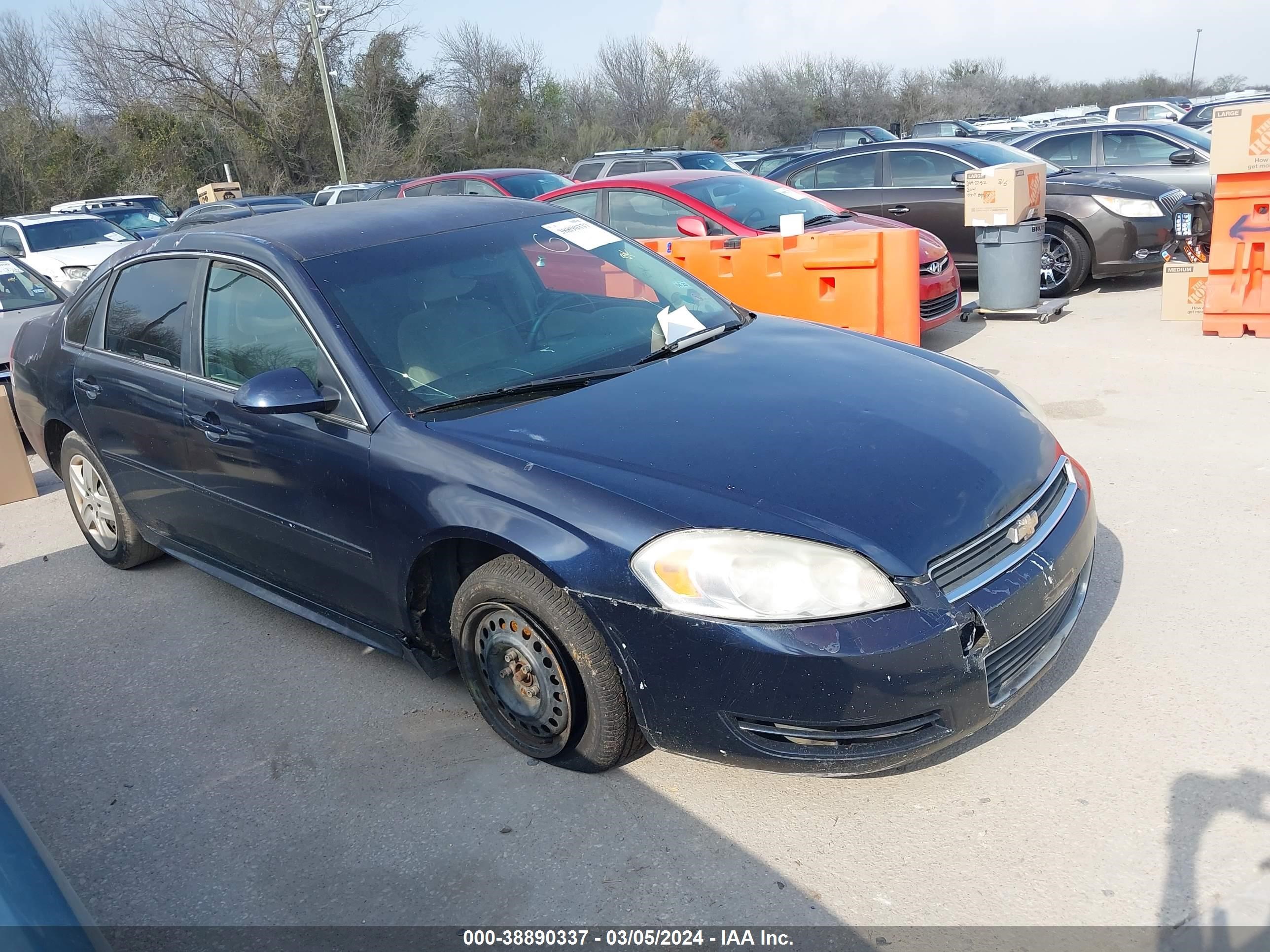 CHEVROLET IMPALA 2011 2g1wf5ek2b1278673