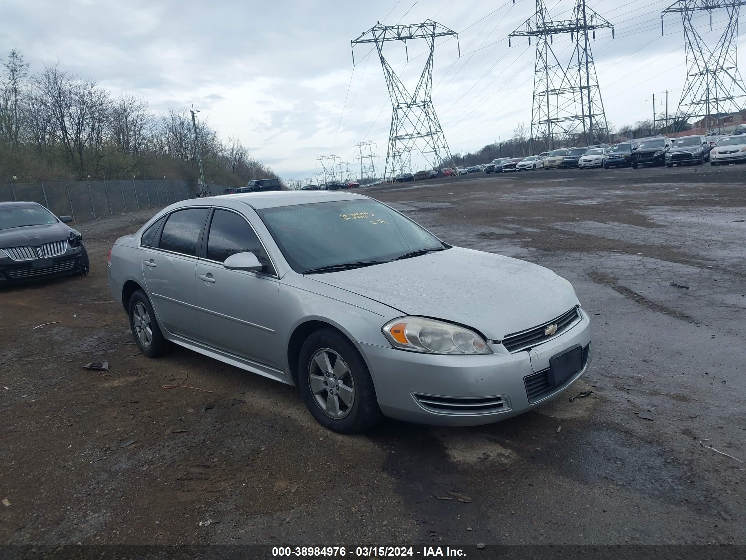 CHEVROLET IMPALA 2011 2g1wf5ek6b1305230