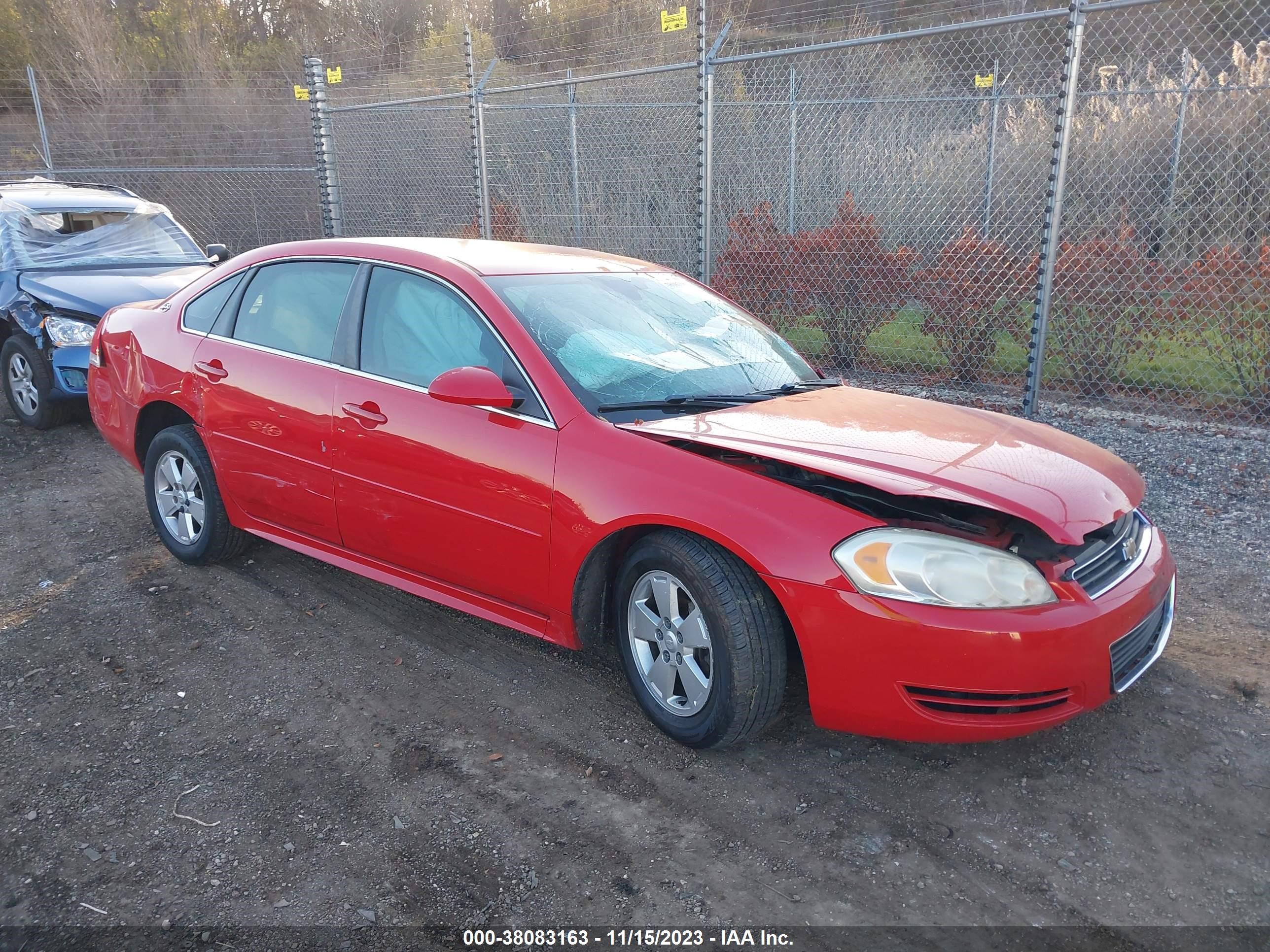 CHEVROLET IMPALA 2011 2g1wf5ek9b1224612