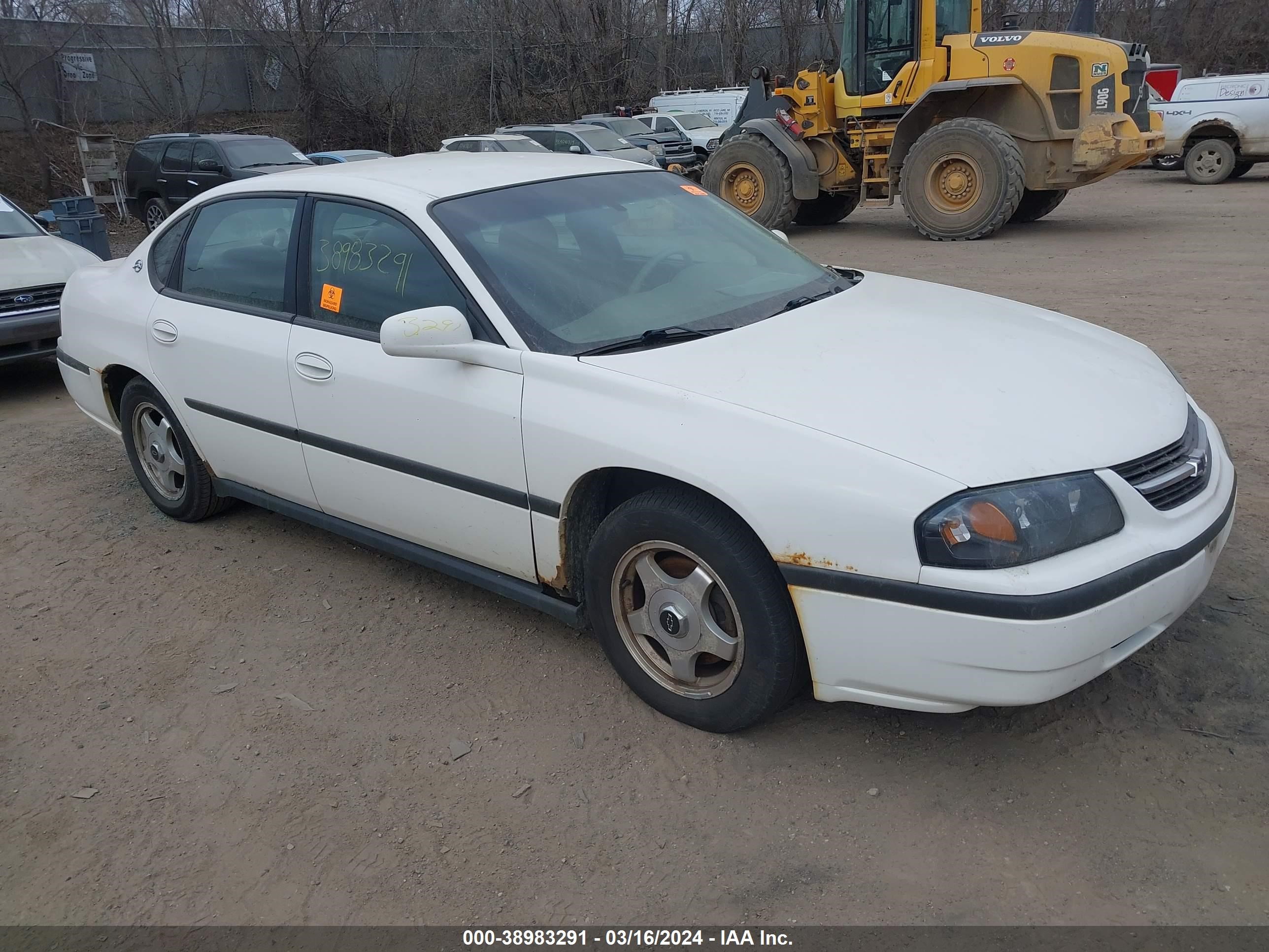 CHEVROLET IMPALA 2003 2g1wfs2e939029920