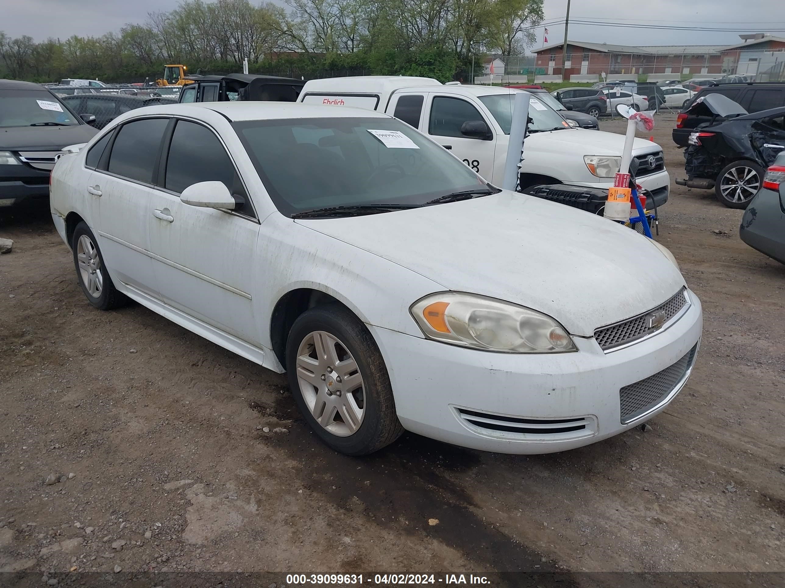 CHEVROLET IMPALA 2012 2g1wg5e30c1103393