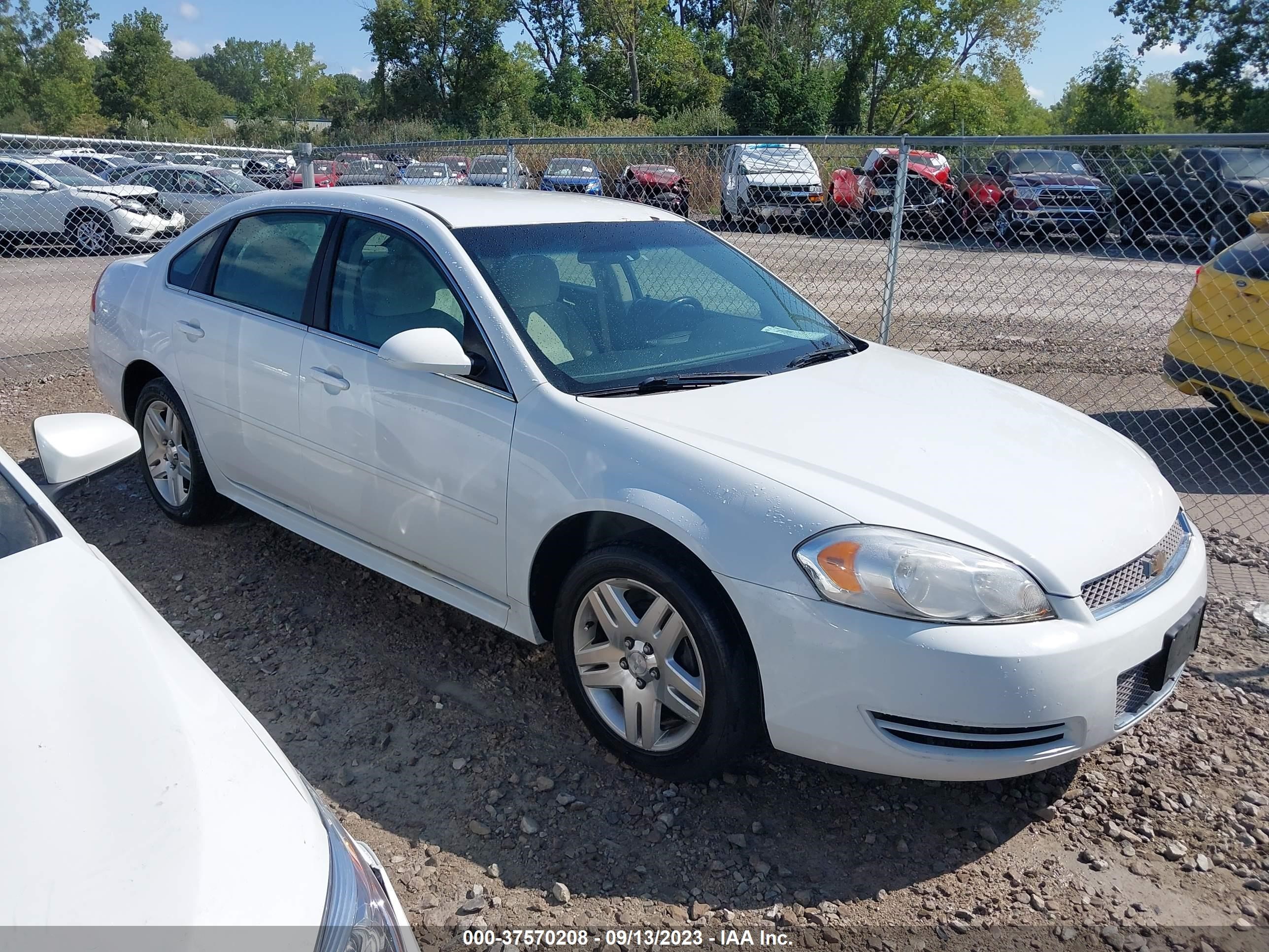 CHEVROLET IMPALA 2012 2g1wg5e30c1254041