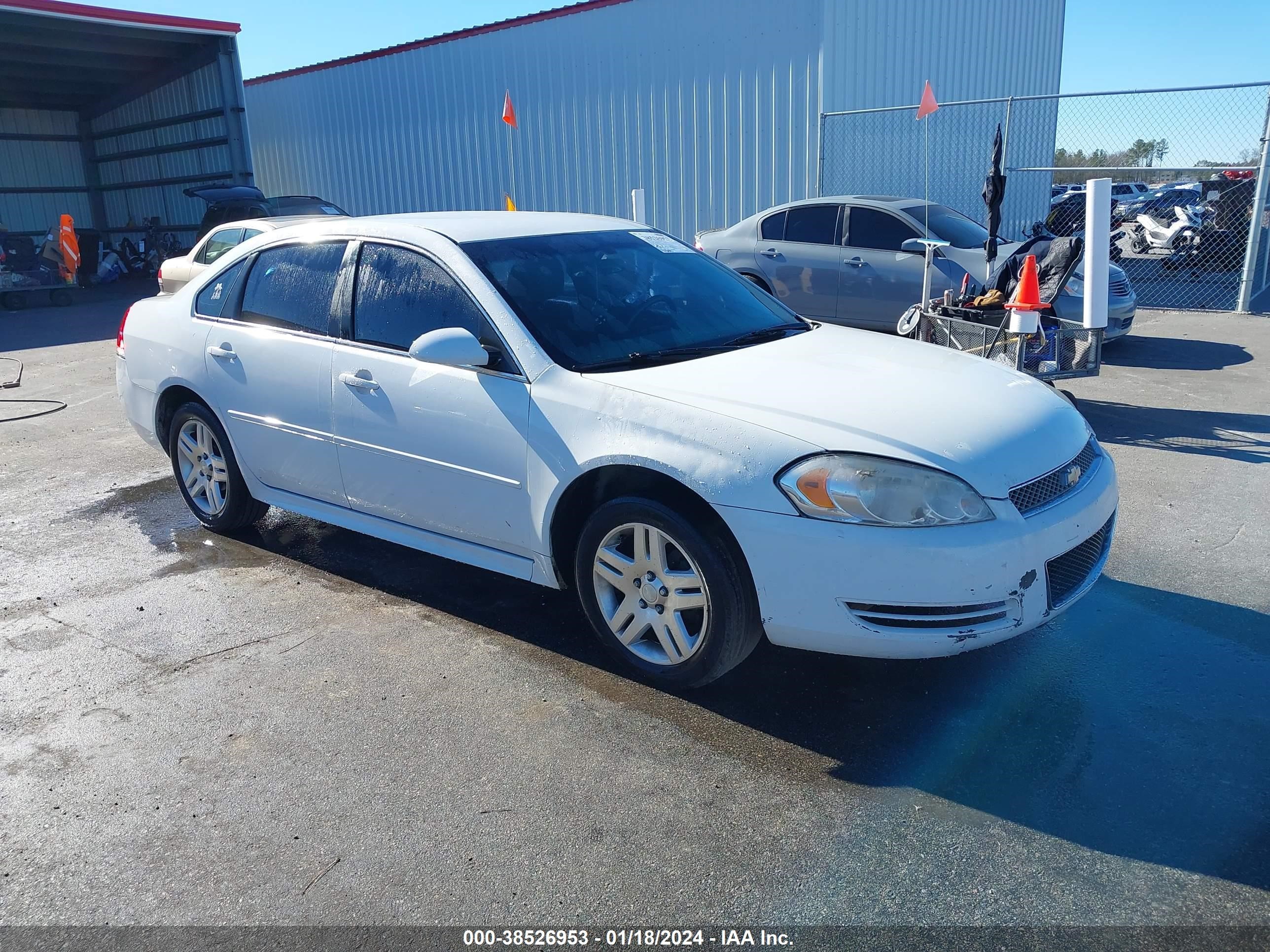 CHEVROLET IMPALA 2012 2g1wg5e31c1189703