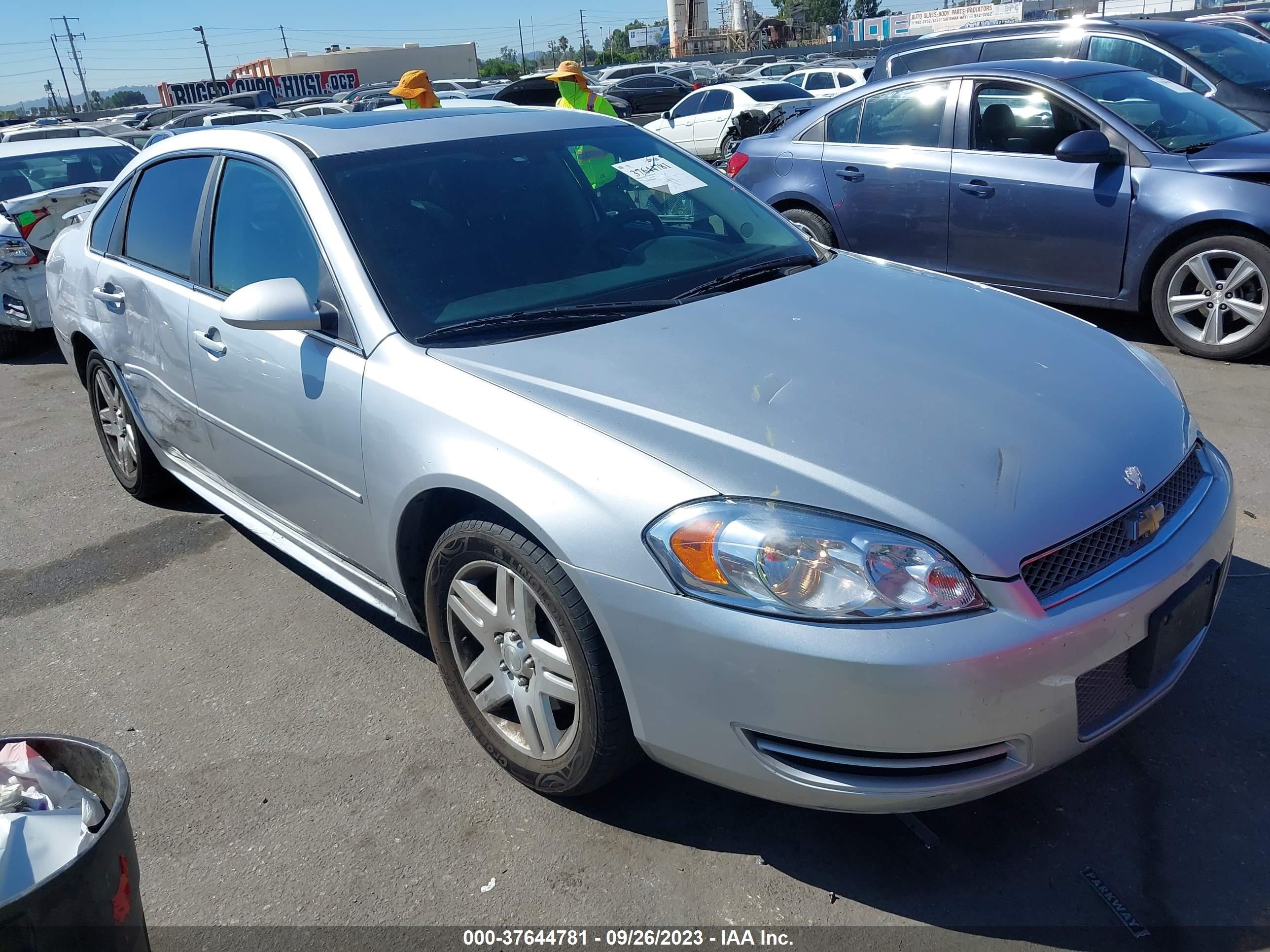 CHEVROLET IMPALA 2012 2g1wg5e32c1304972