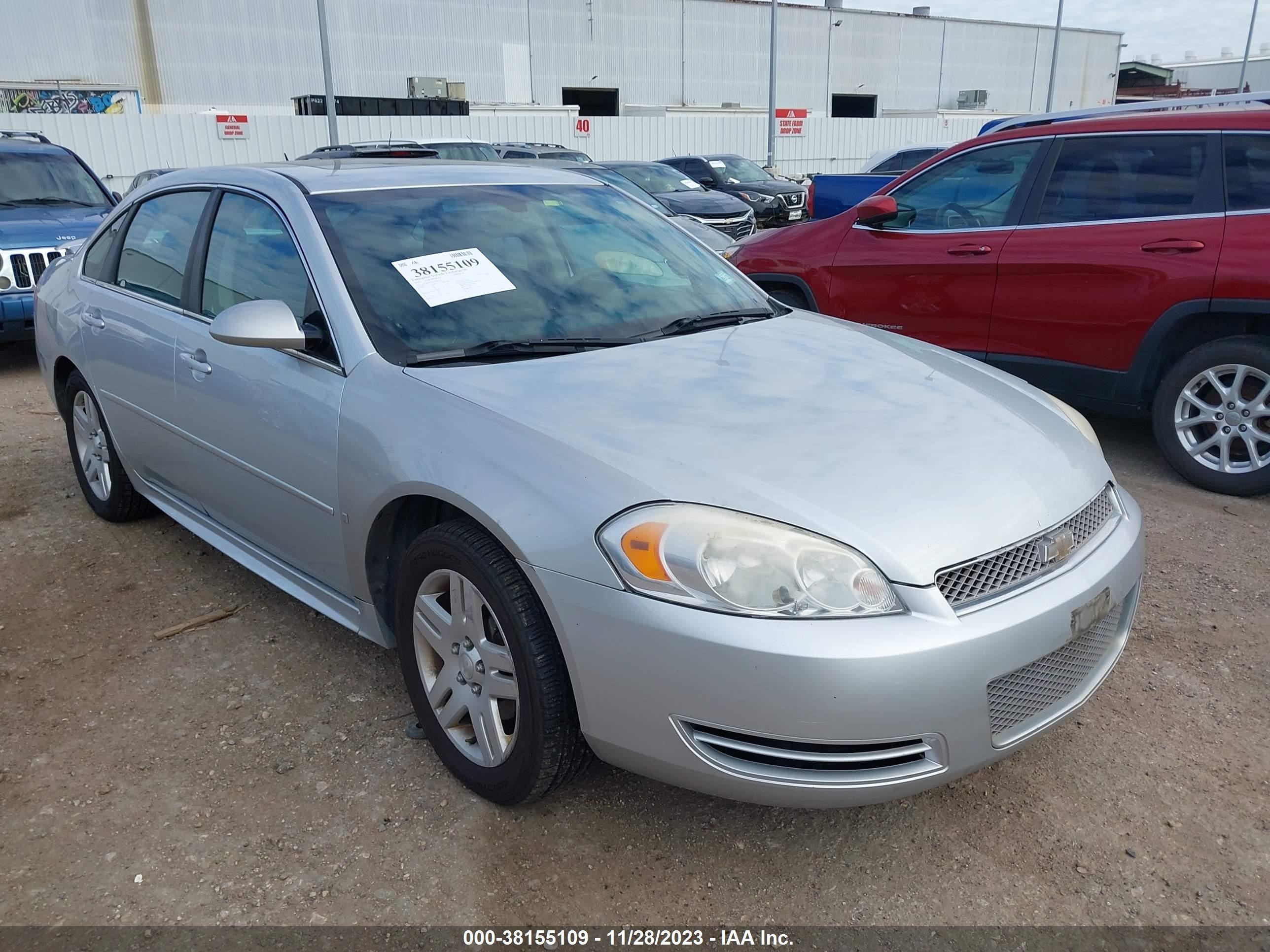 CHEVROLET IMPALA 2012 2g1wg5e36c1158916