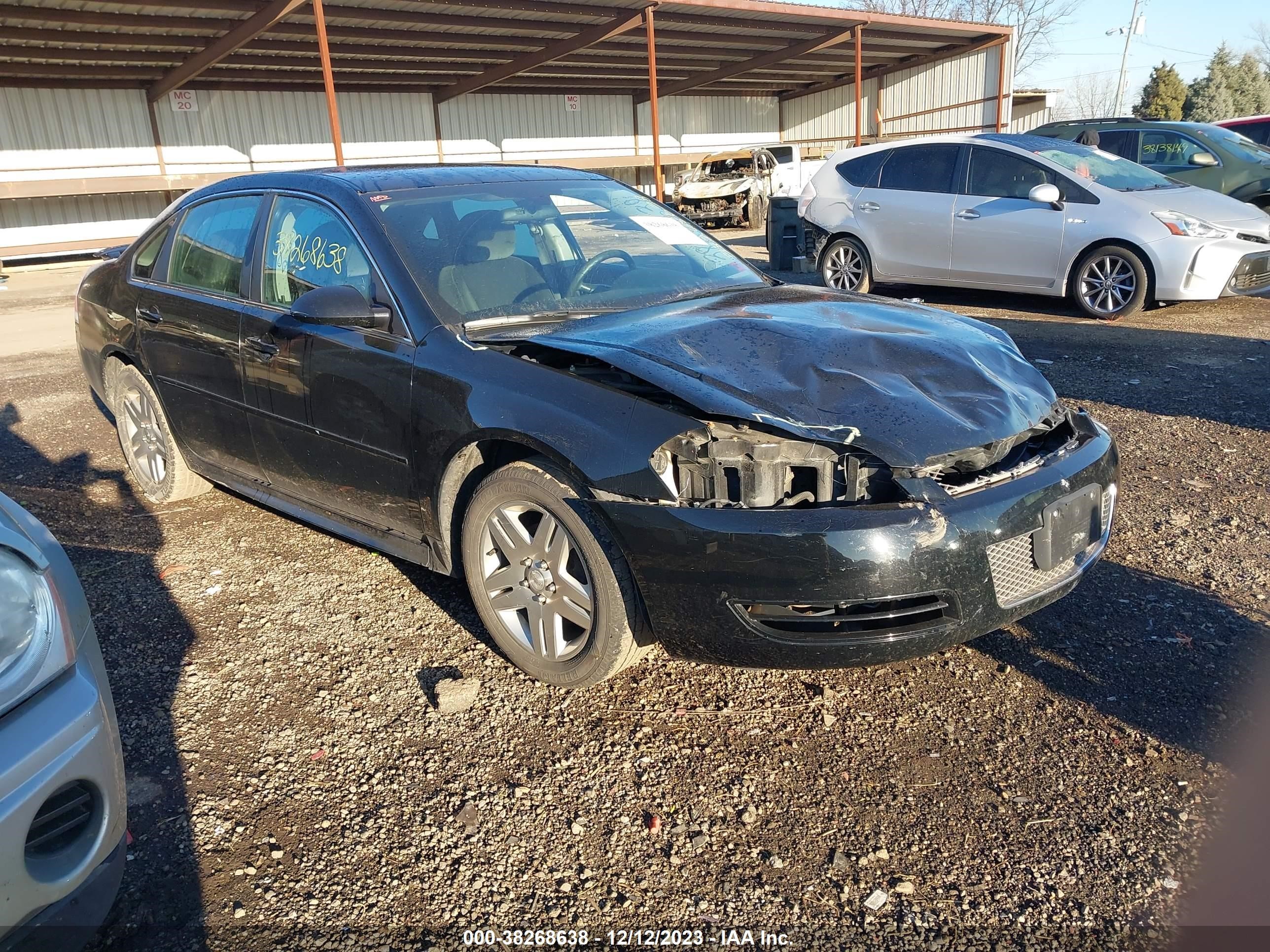 CHEVROLET IMPALA 2012 2g1wg5e36c1216359