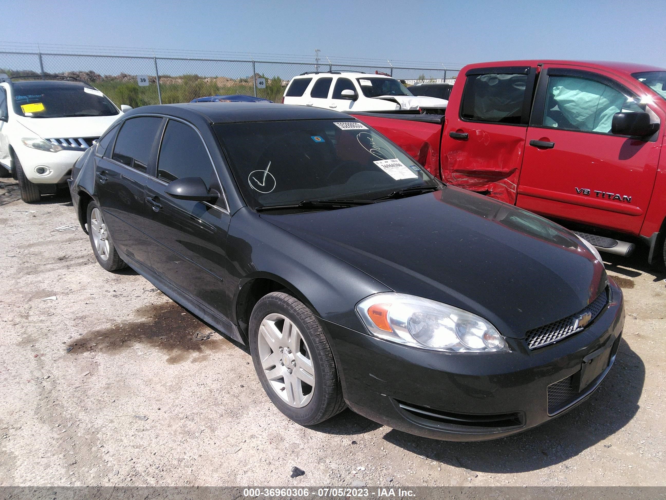 CHEVROLET IMPALA 2012 2g1wg5e36c1281647