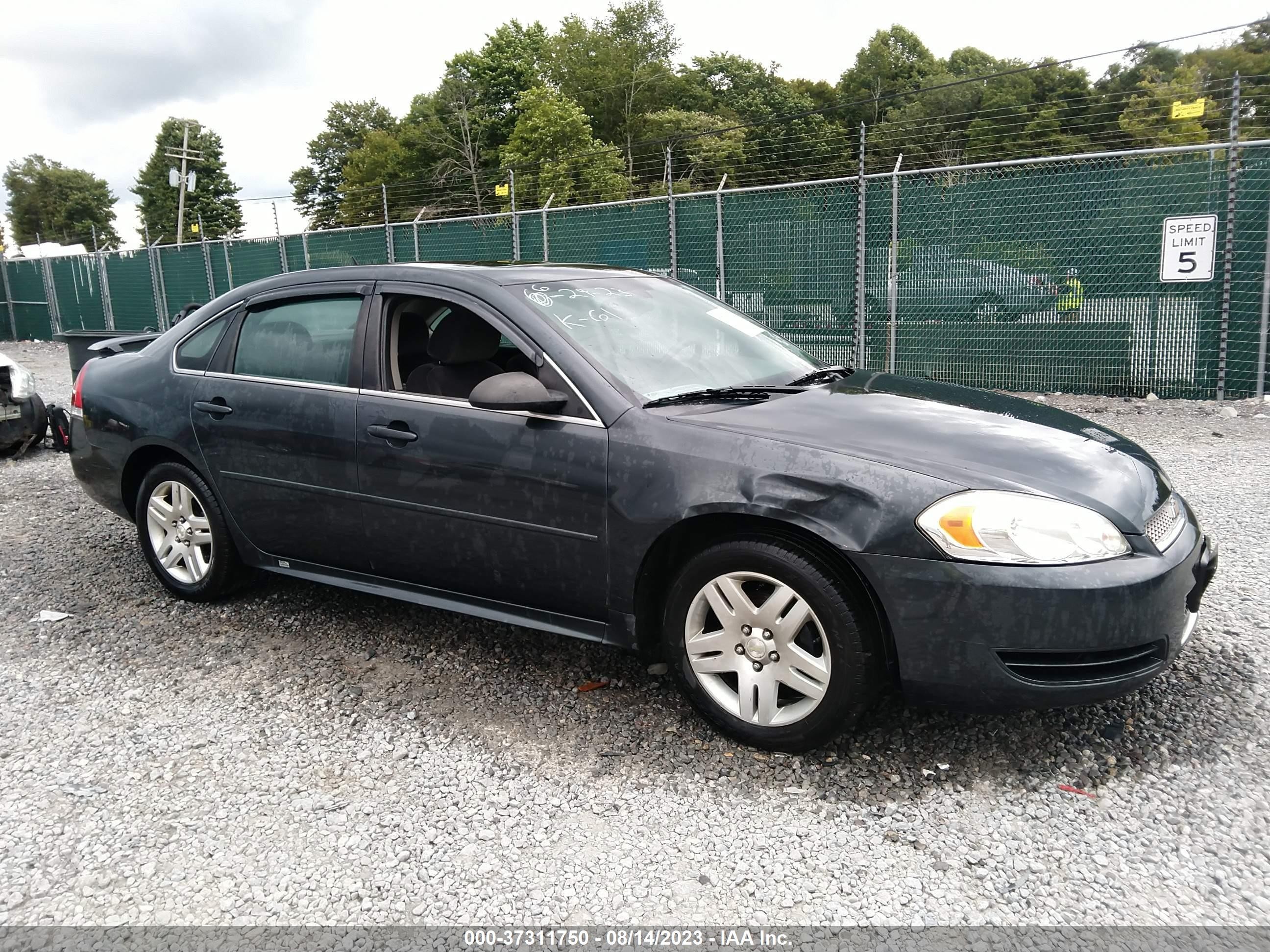 CHEVROLET IMPALA 2013 2g1wg5e37d1195250