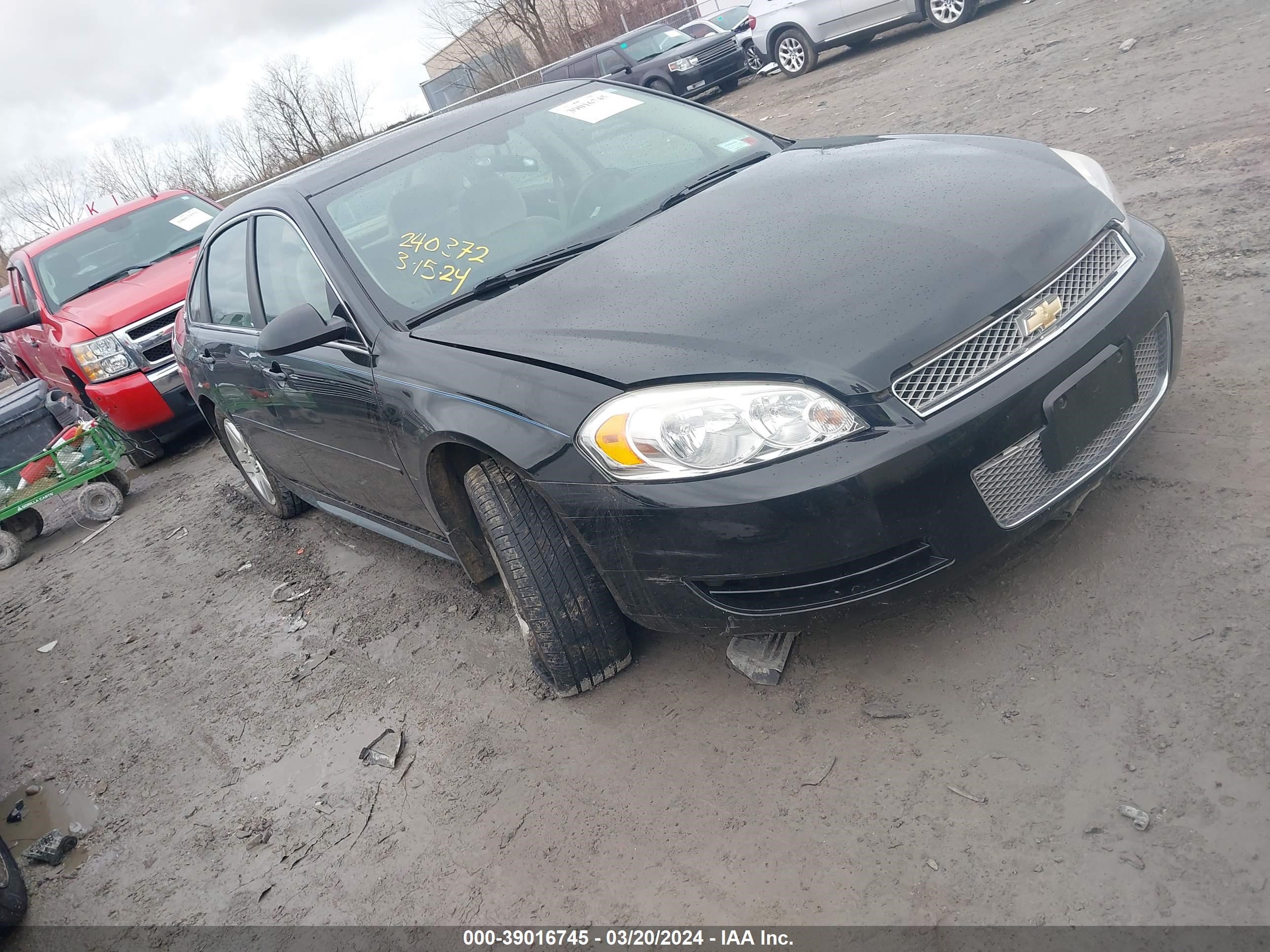 CHEVROLET IMPALA 2013 2g1wg5e37d1254961