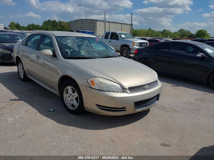 CHEVROLET IMPALA 2012 2g1wg5e38c1225998