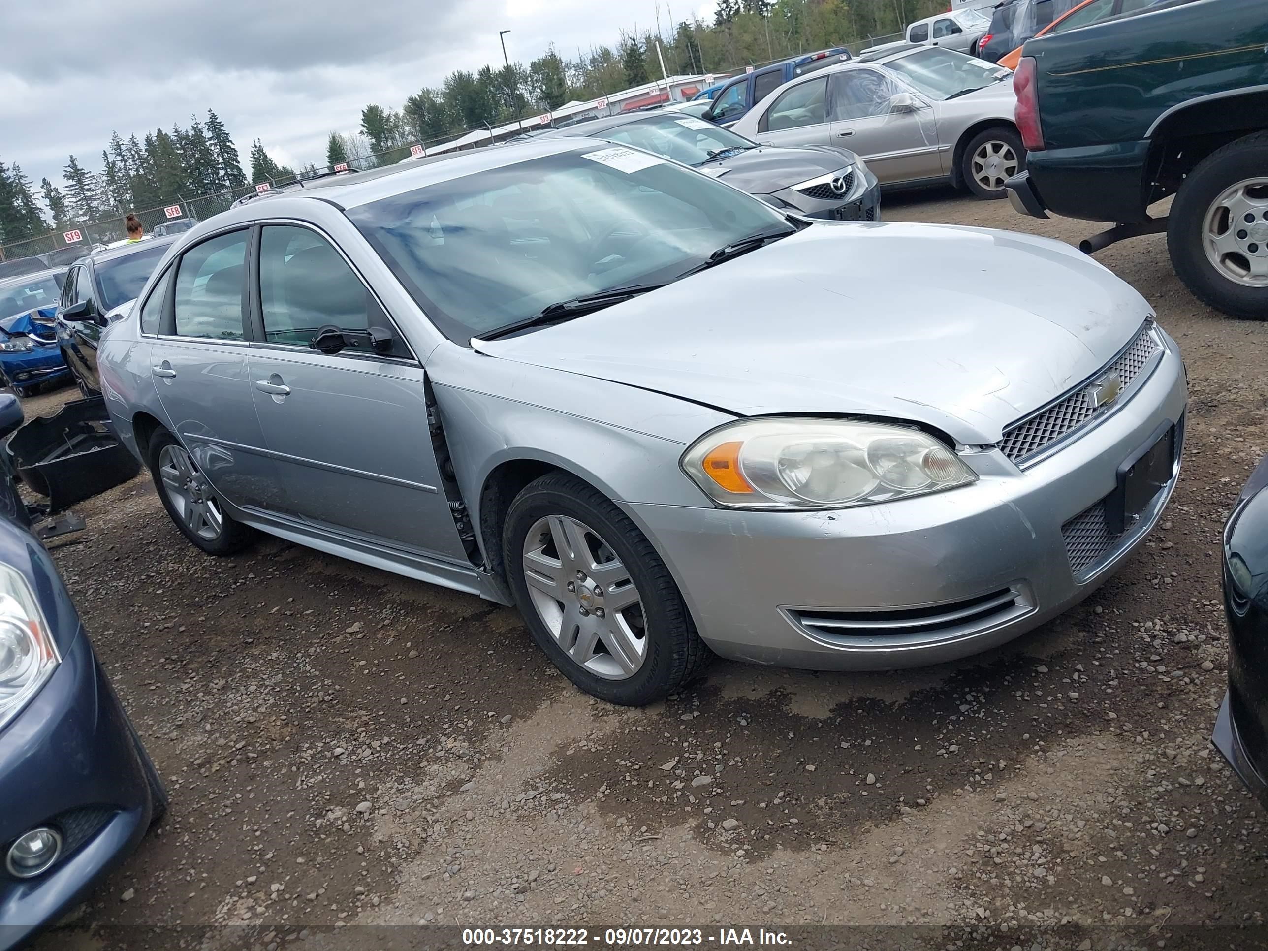 CHEVROLET IMPALA 2013 2g1wg5e38d1150494