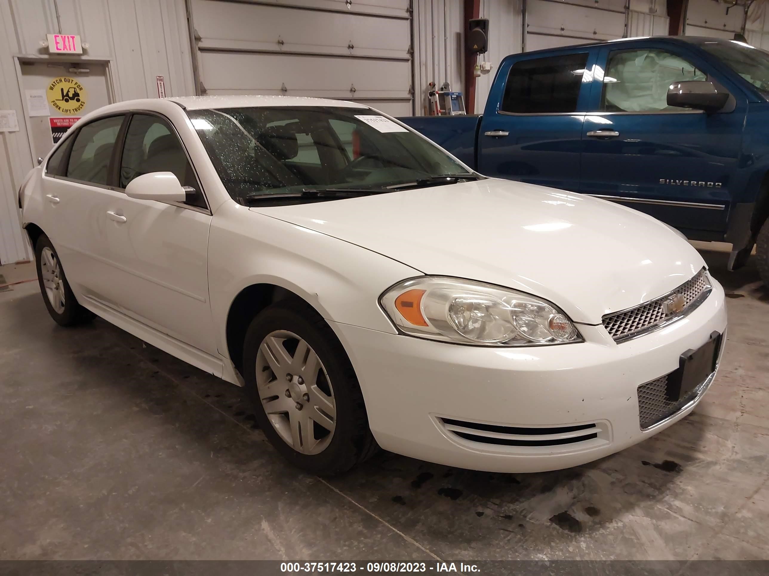 CHEVROLET IMPALA 2012 2g1wg5e3xc1306114