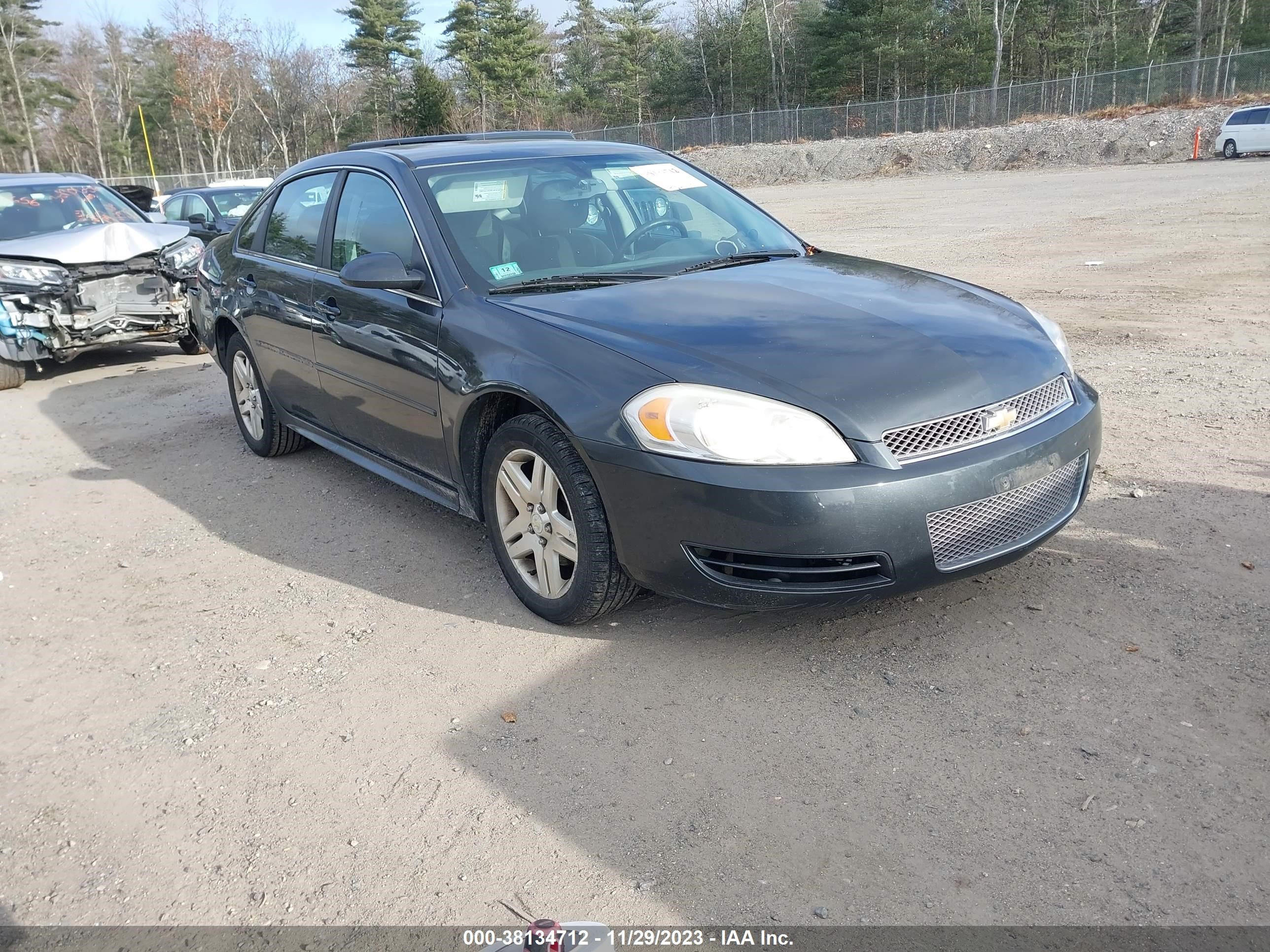 CHEVROLET IMPALA 2013 2g1wg5e3xd1215345