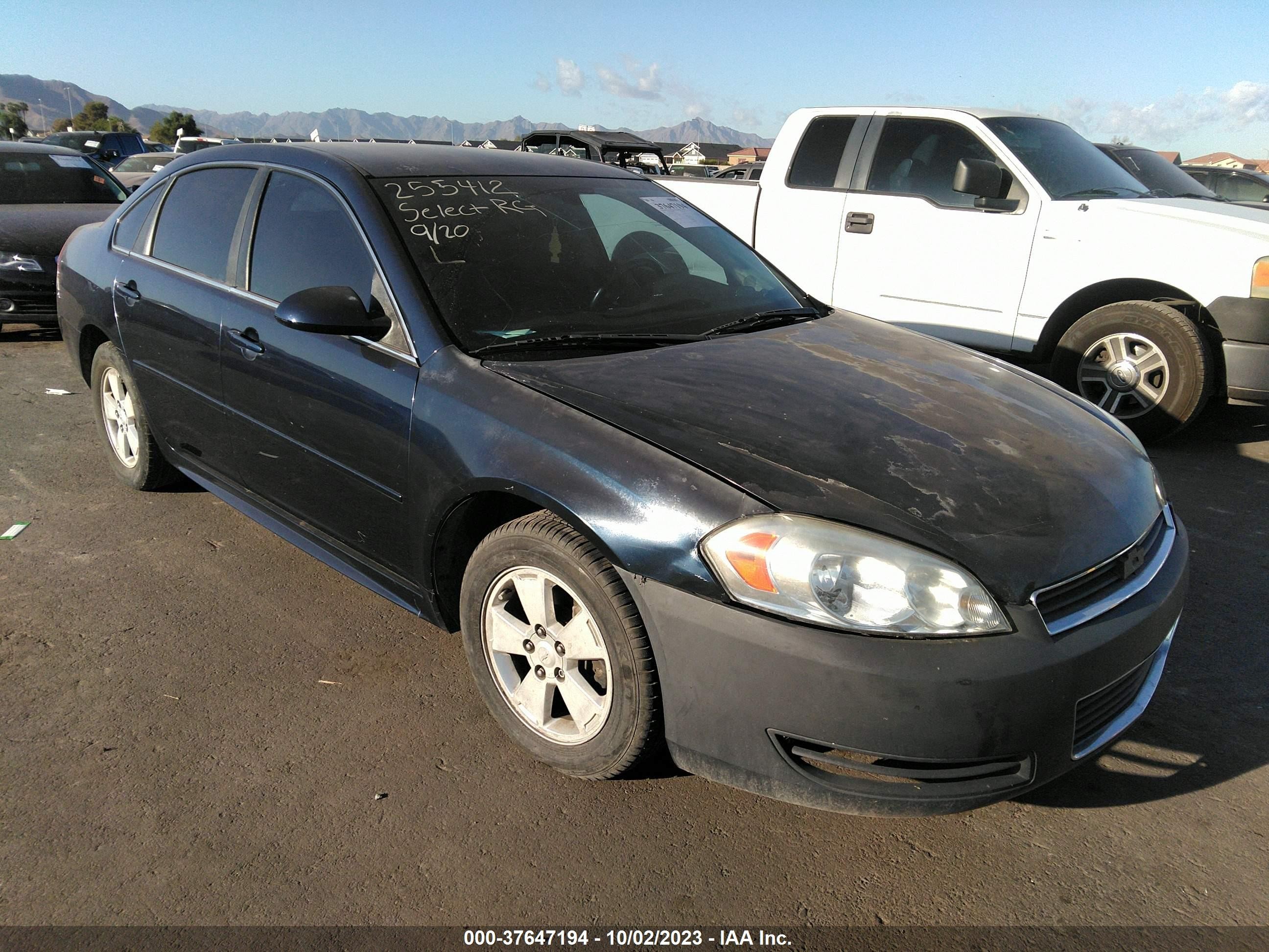 CHEVROLET IMPALA 2011 2g1wg5ek6b1255412