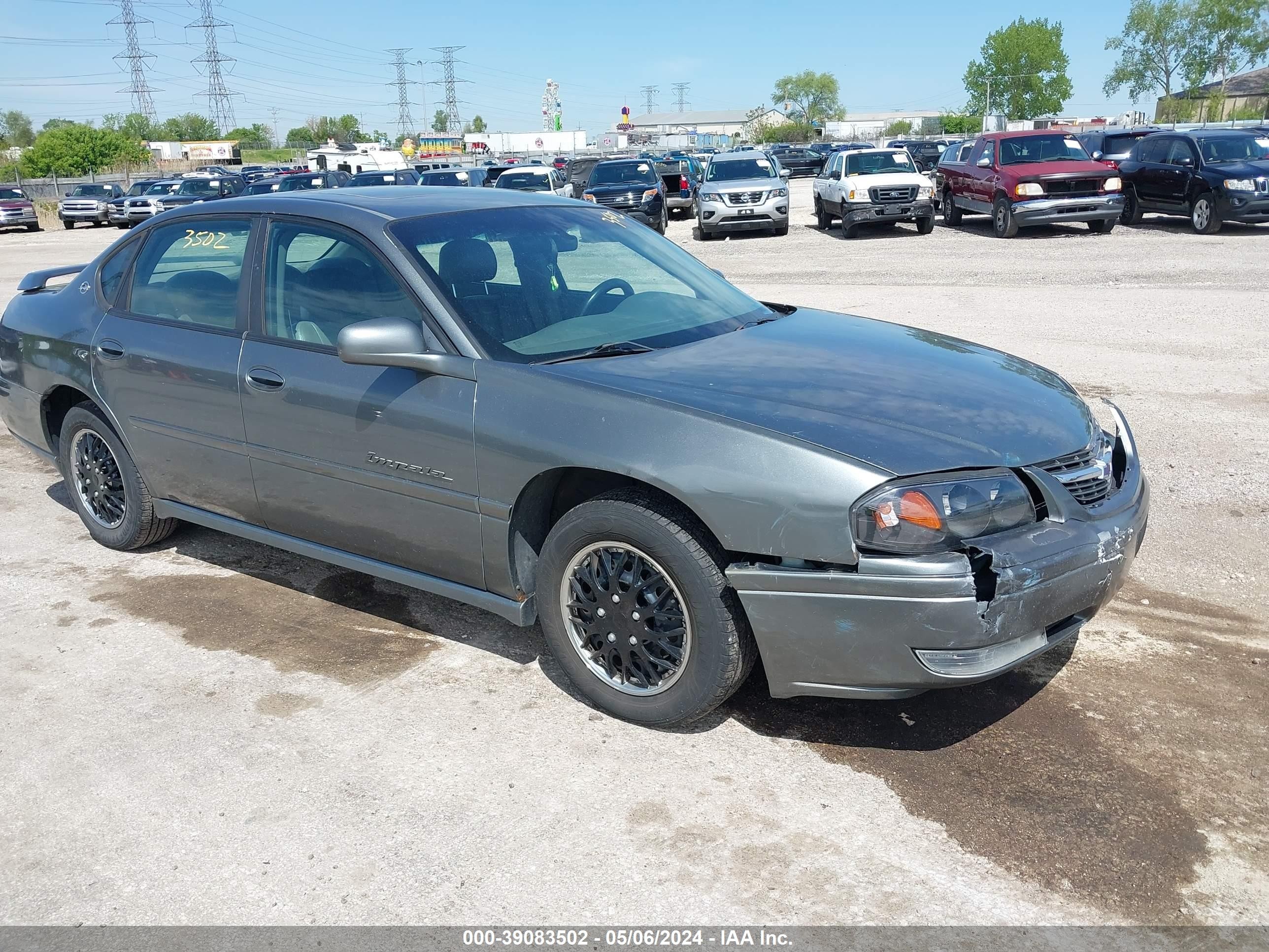 CHEVROLET IMPALA 2004 2g1wh52k049307218