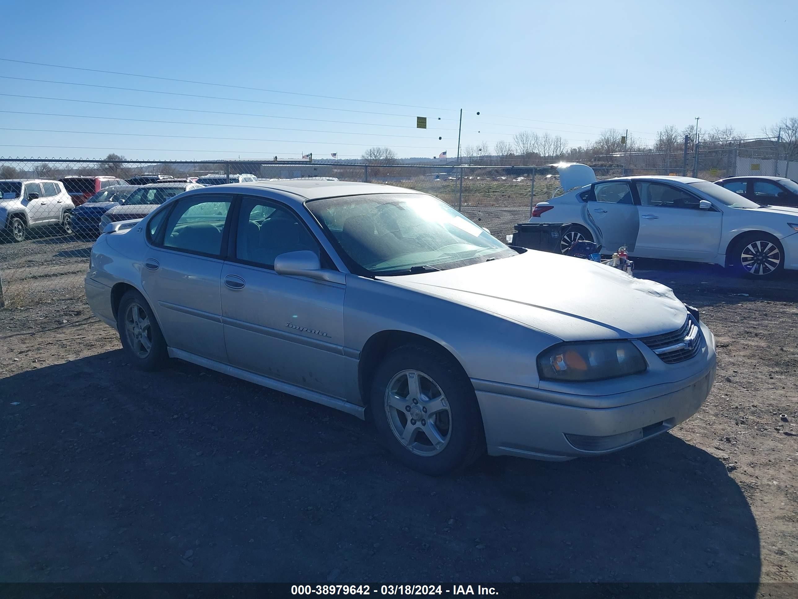 CHEVROLET IMPALA 2004 2g1wh52k149418828