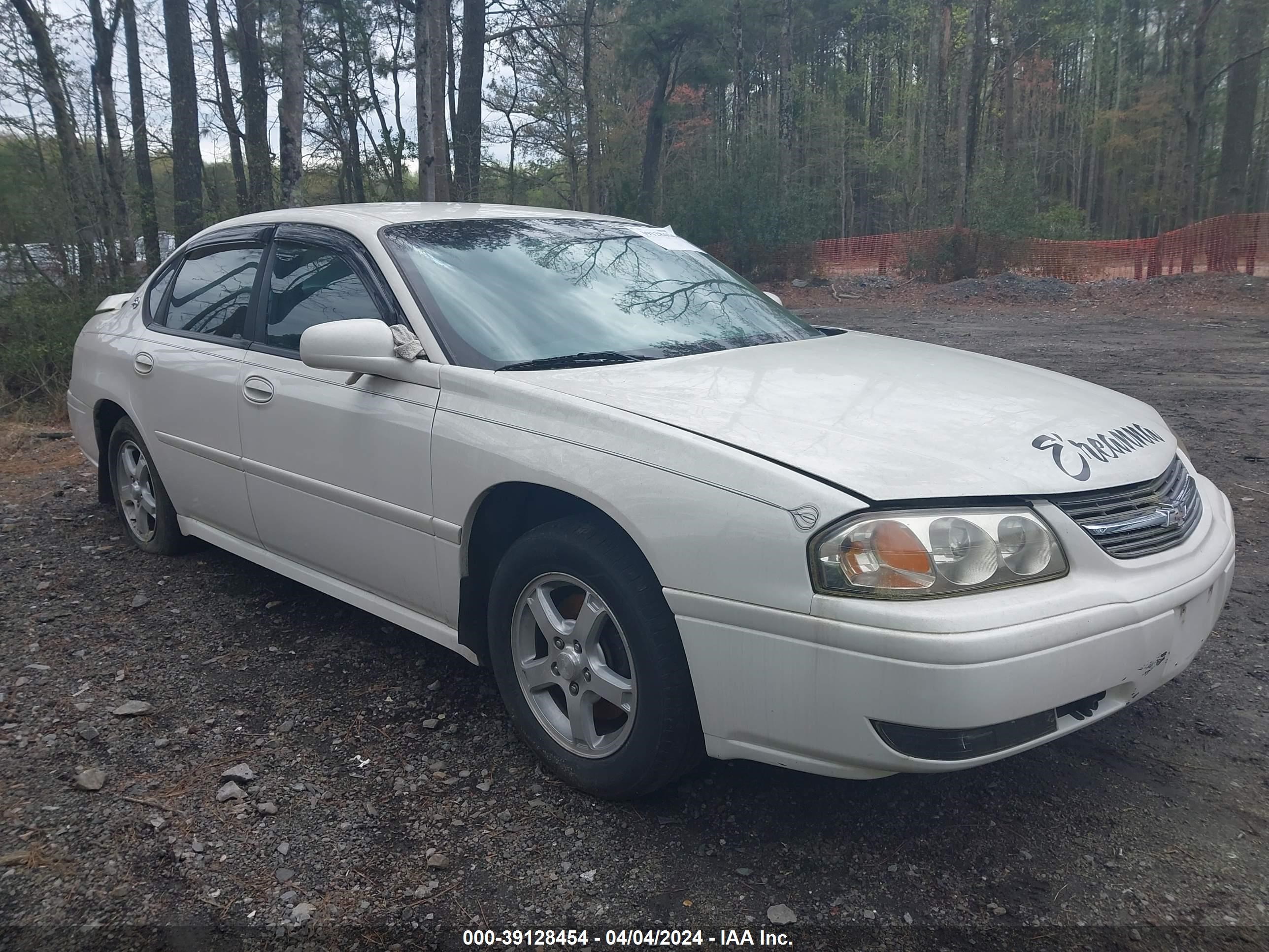 CHEVROLET IMPALA 2005 2g1wh52k259144931