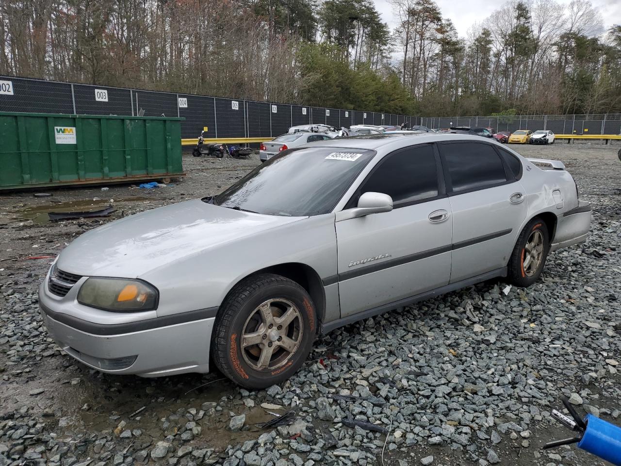 CHEVROLET IMPALA 2003 2g1wh52k339121302