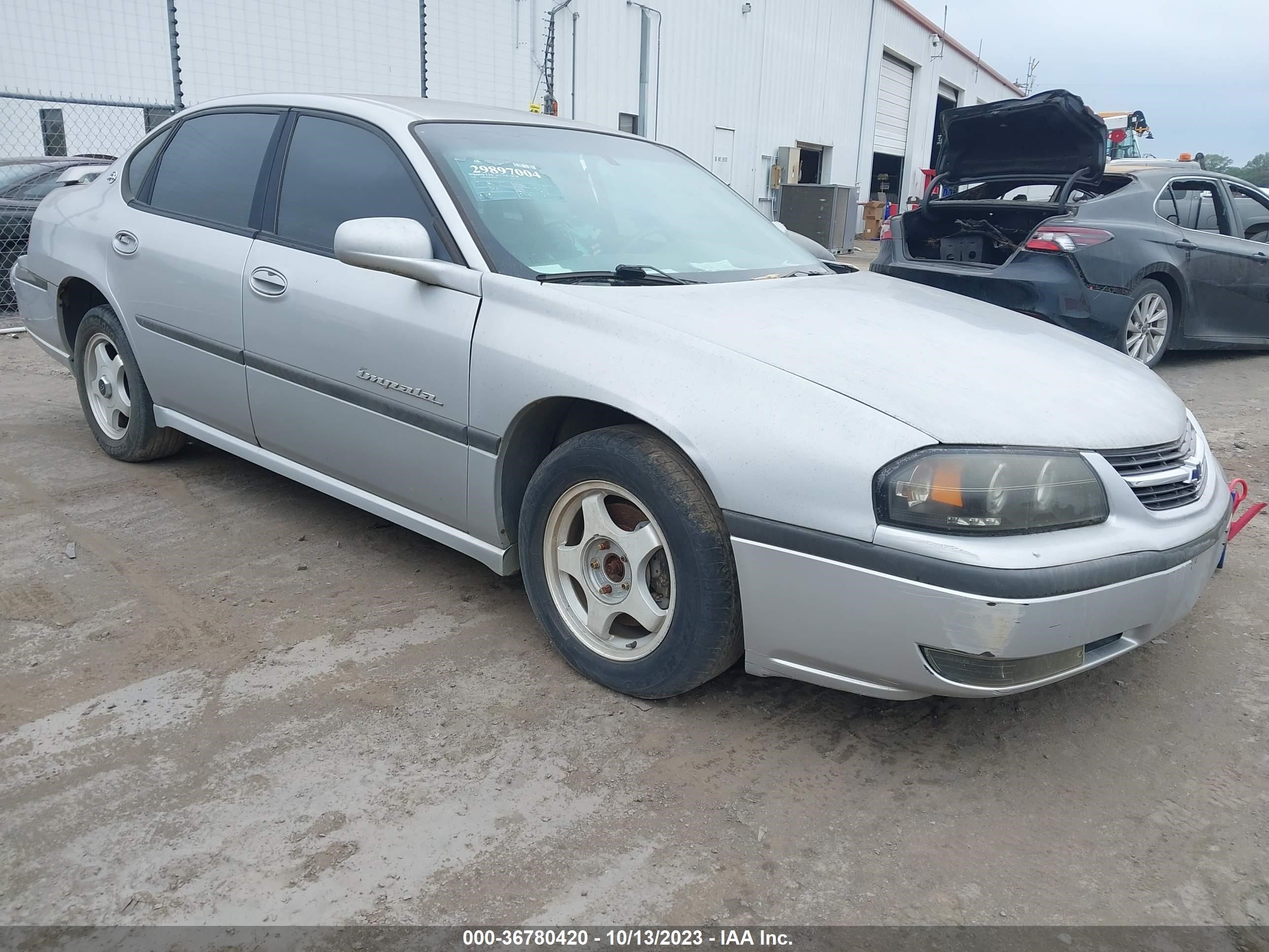 CHEVROLET IMPALA 2003 2g1wh52k339200789