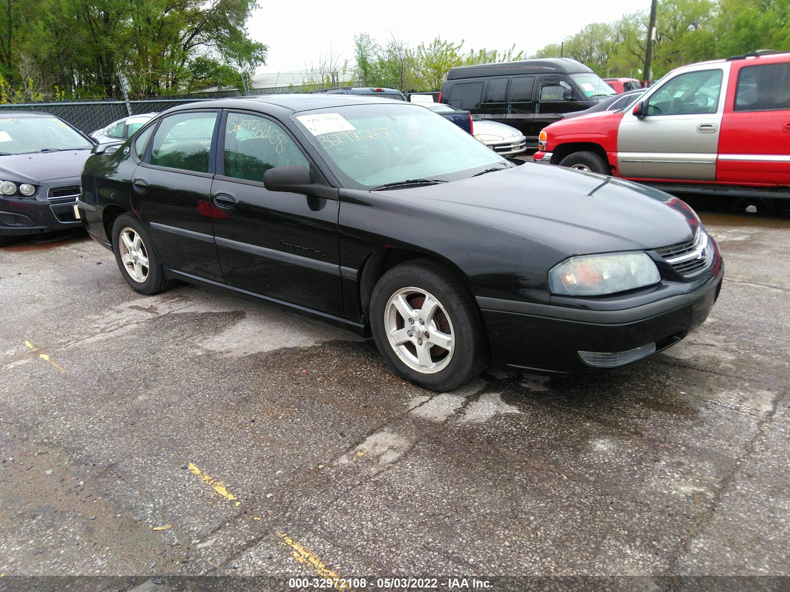 CHEVROLET IMPALA 2003 2g1wh52k439299994