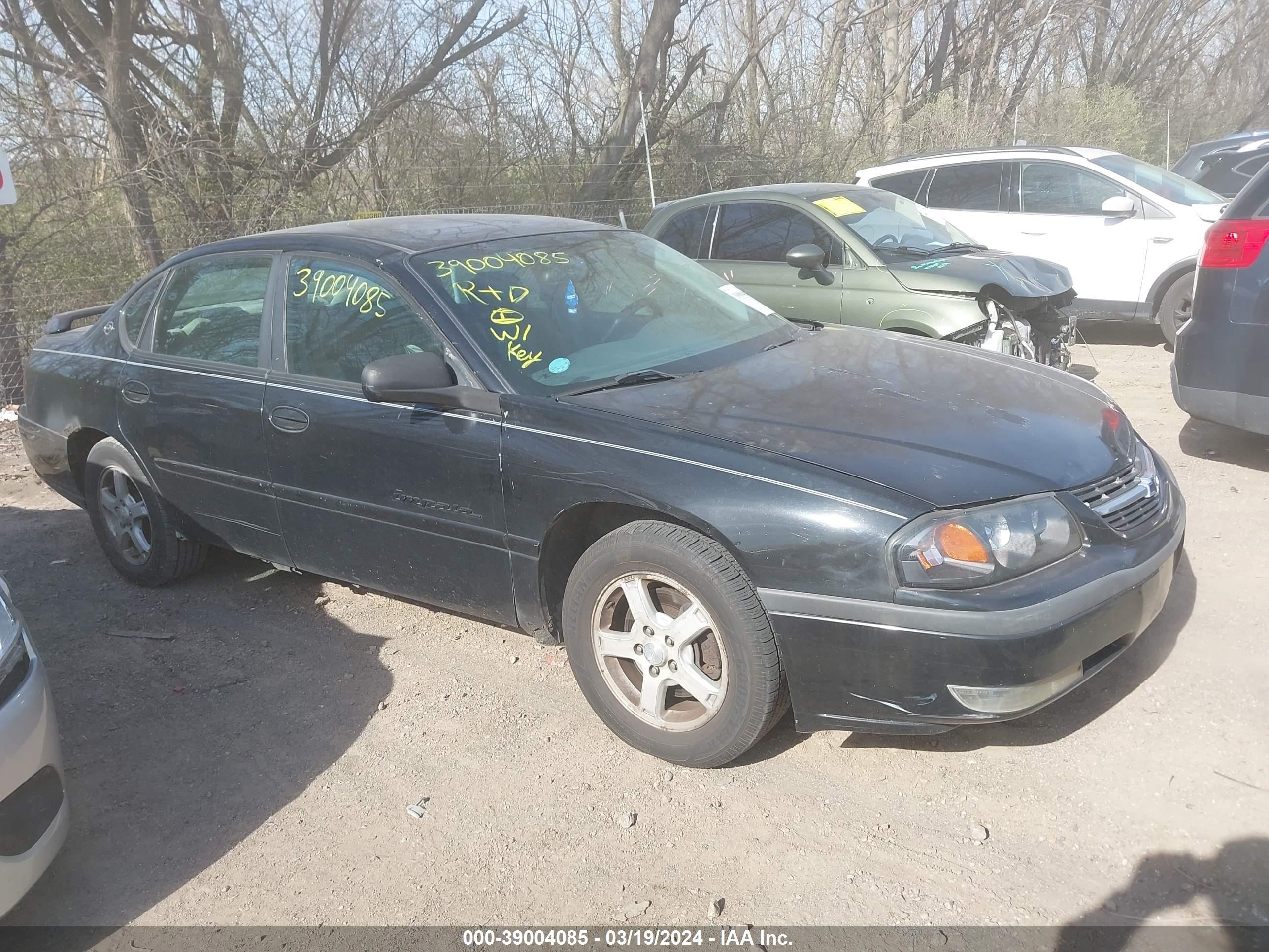 CHEVROLET IMPALA 2004 2g1wh52k549418556