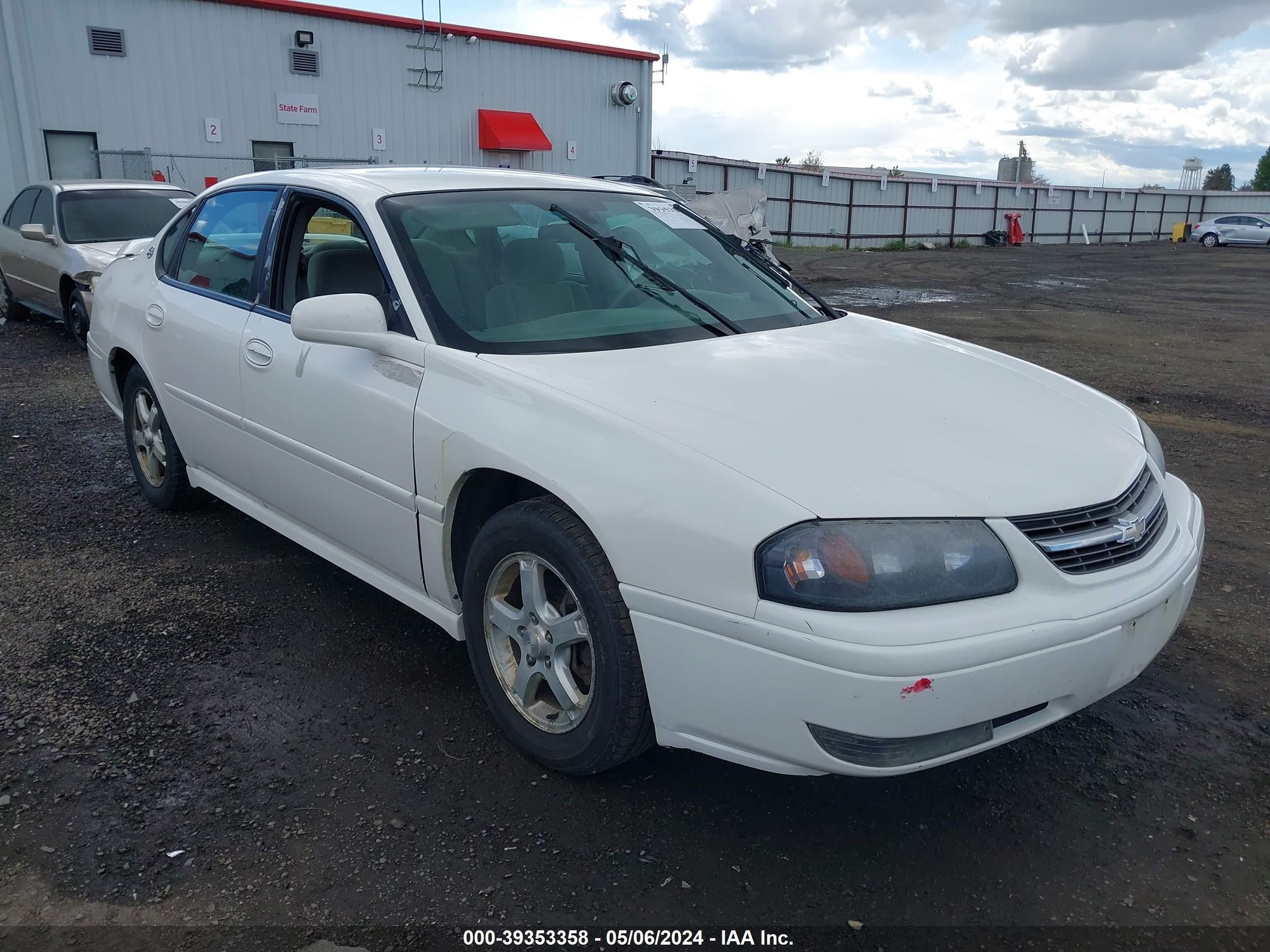 CHEVROLET IMPALA 2005 2g1wh52k559228077