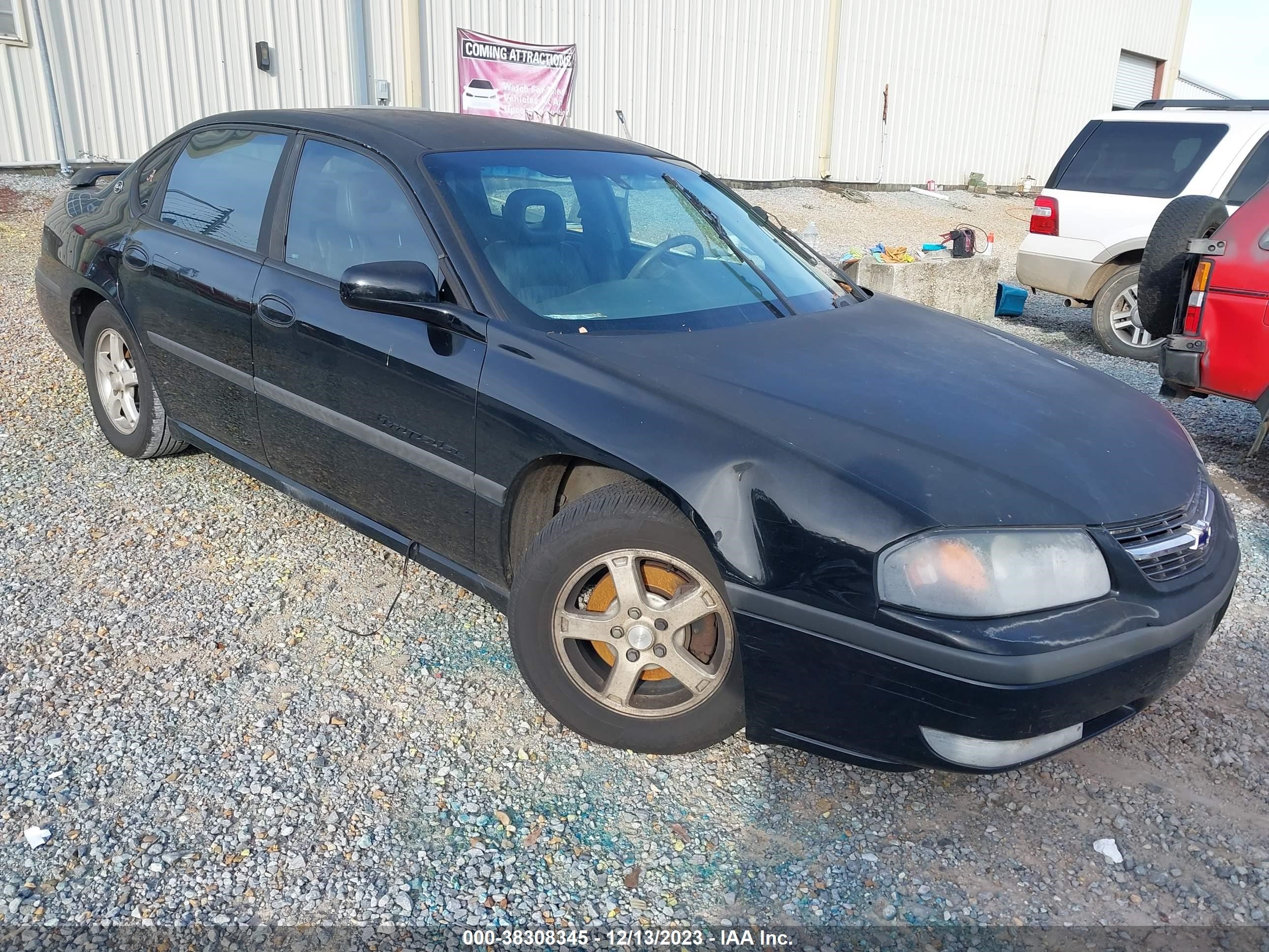 CHEVROLET IMPALA 2003 2g1wh52k639302636