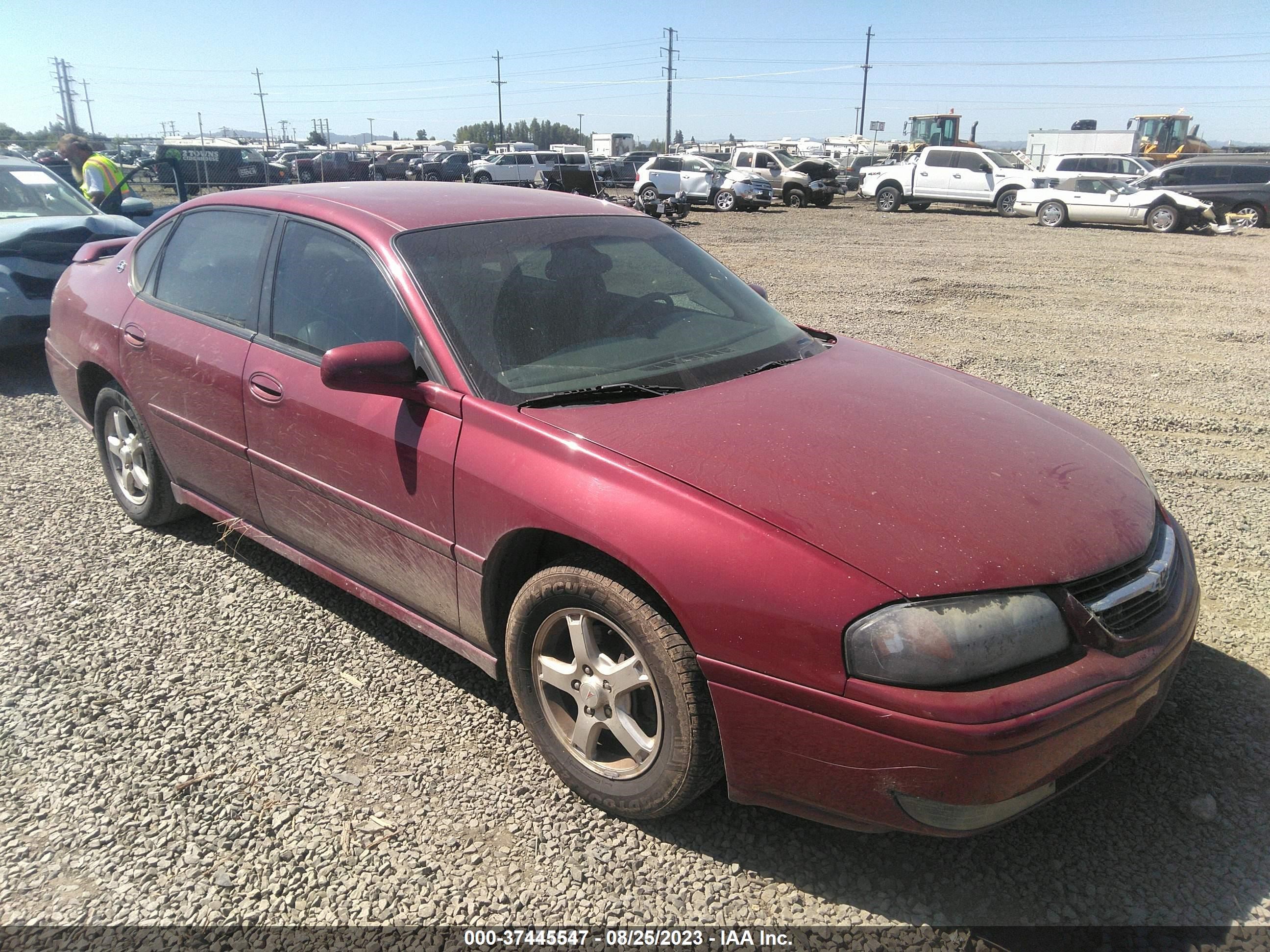 CHEVROLET IMPALA 2005 2g1wh52k759321005