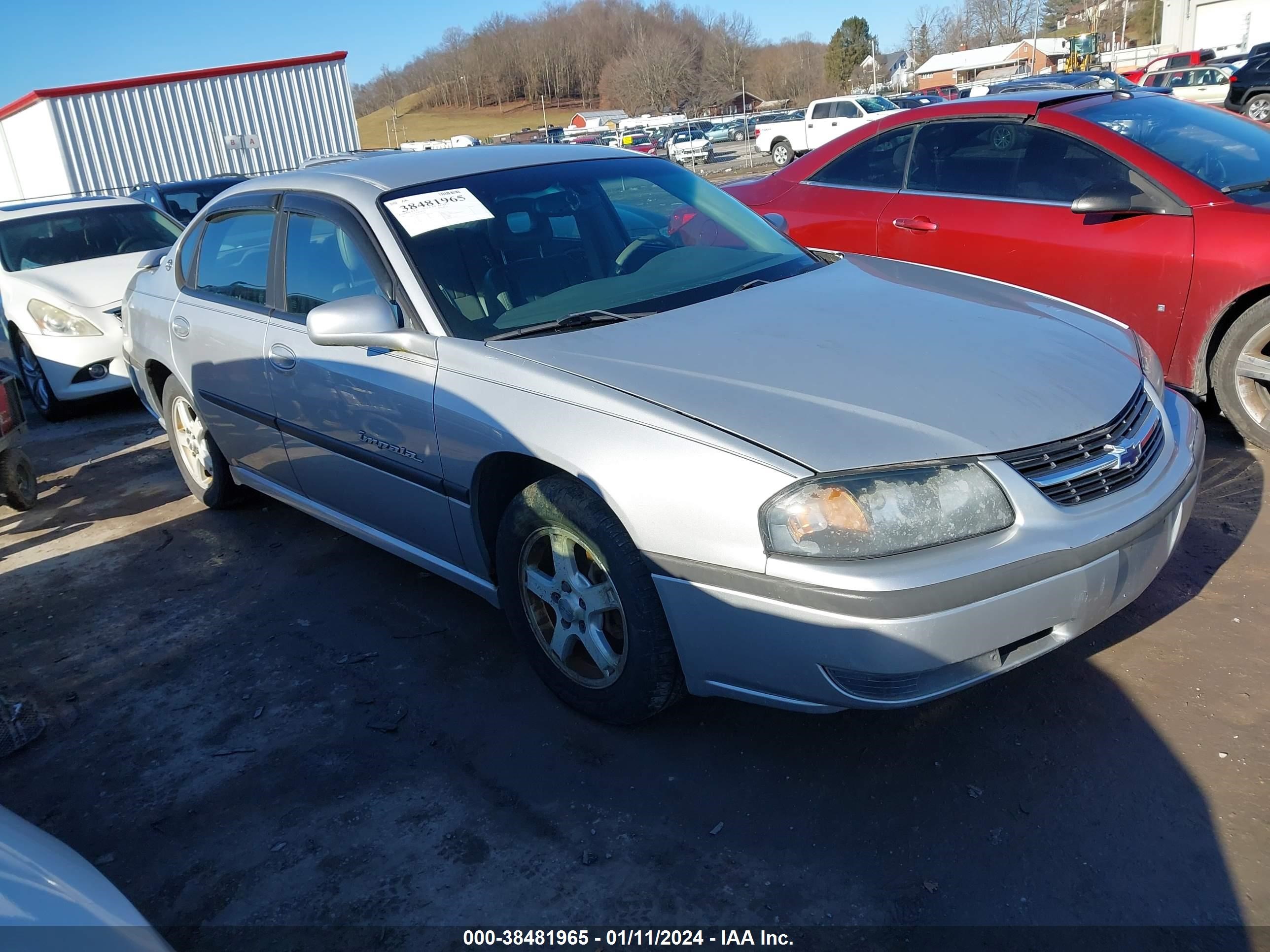 CHEVROLET IMPALA 2003 2g1wh52k839398558