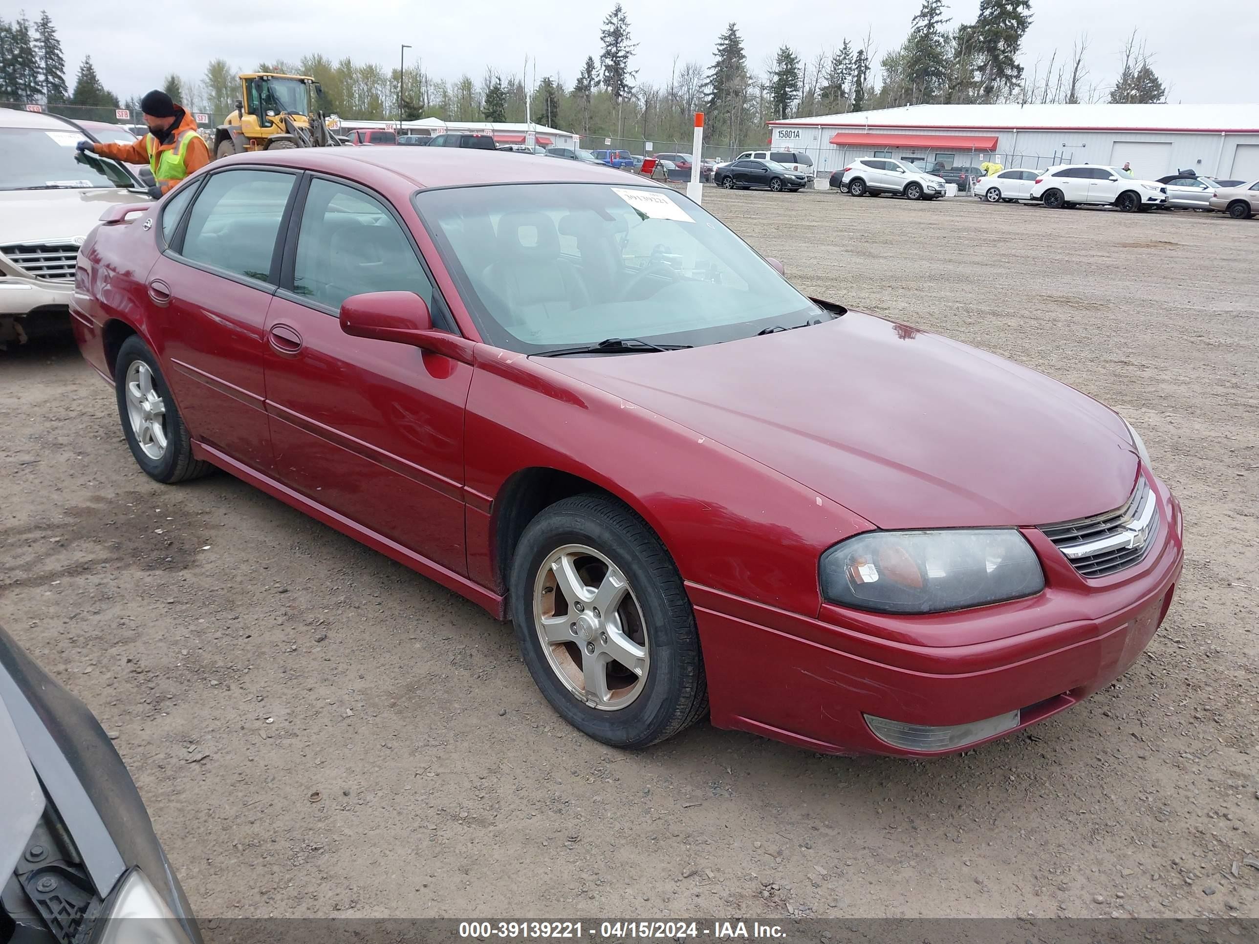 CHEVROLET IMPALA 2005 2g1wh52k859200838