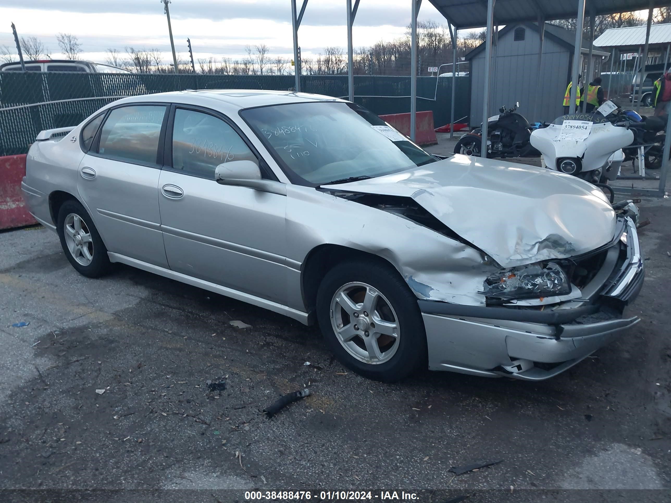 CHEVROLET IMPALA 2005 2g1wh52k959224730