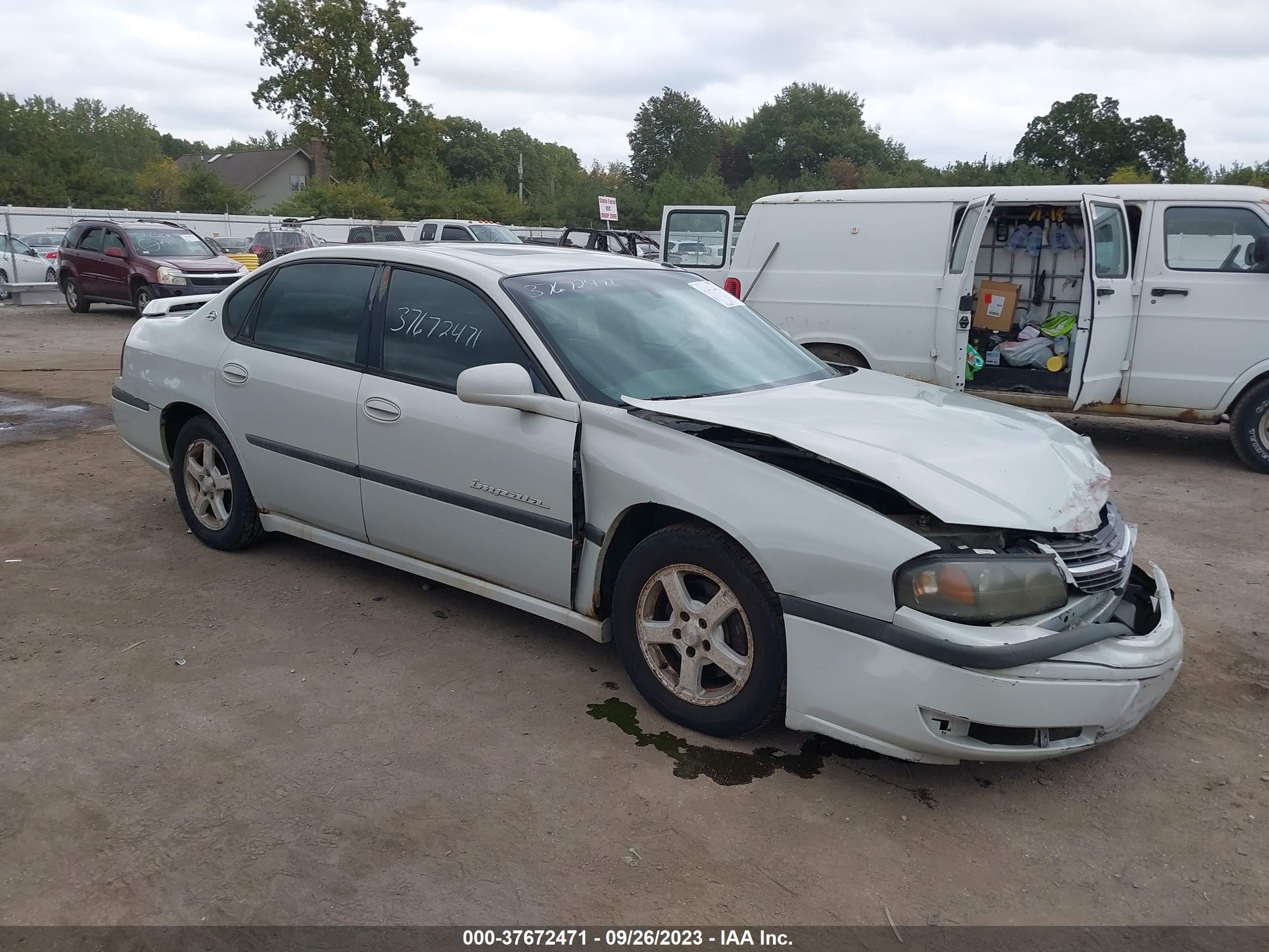 CHEVROLET IMPALA 2003 2g1wh52kx39275246