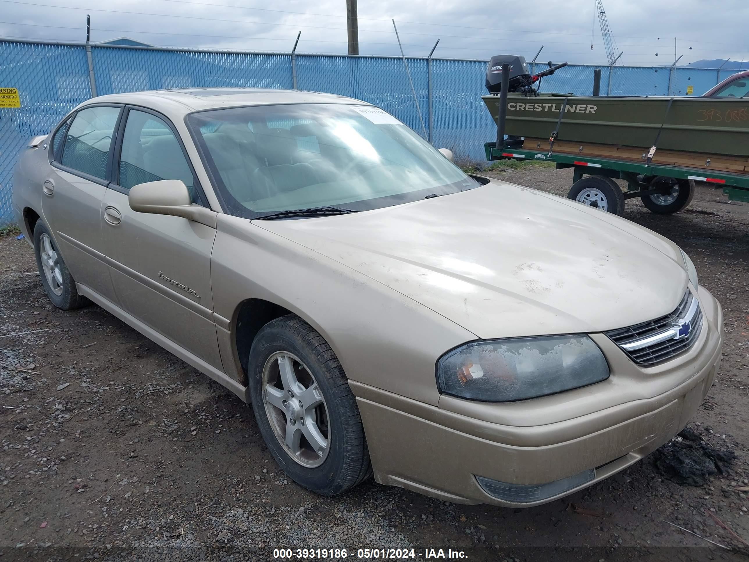 CHEVROLET IMPALA 2004 2g1wh52kx49397834