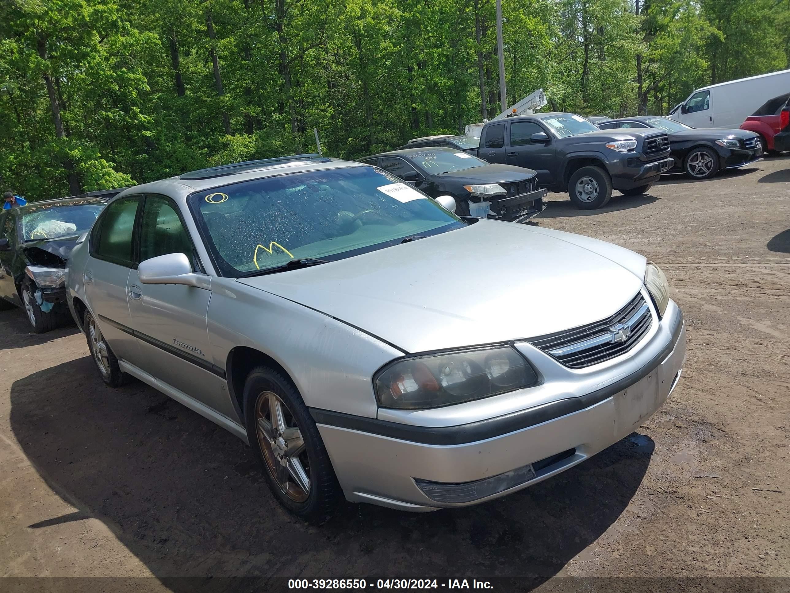 CHEVROLET IMPALA 2001 2g1wh55k019235931