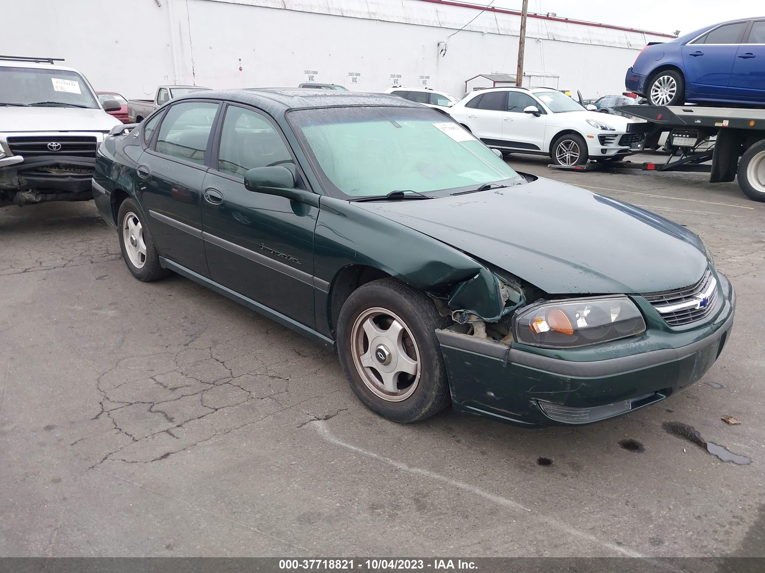 CHEVROLET IMPALA 2002 2g1wh55k129364326